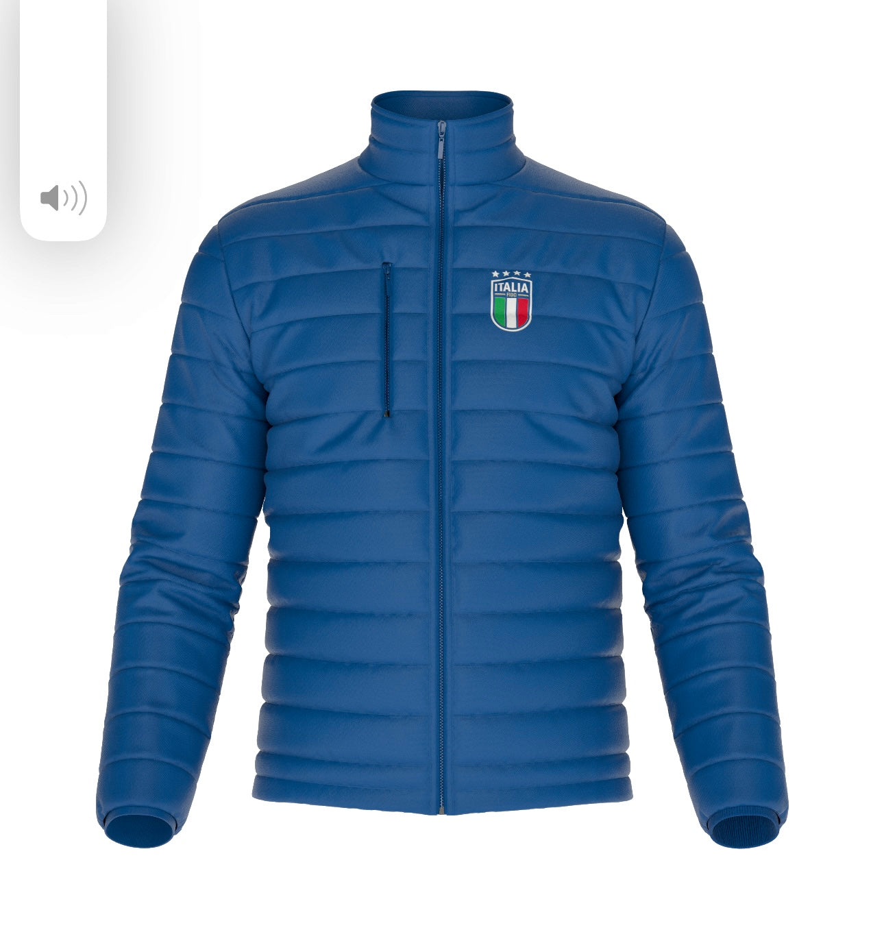 Italy Puffer jacket 24/26 ( italy blue / Italian training jacket / warm up jacket / Harmony day /warm winter / Italia jumper)