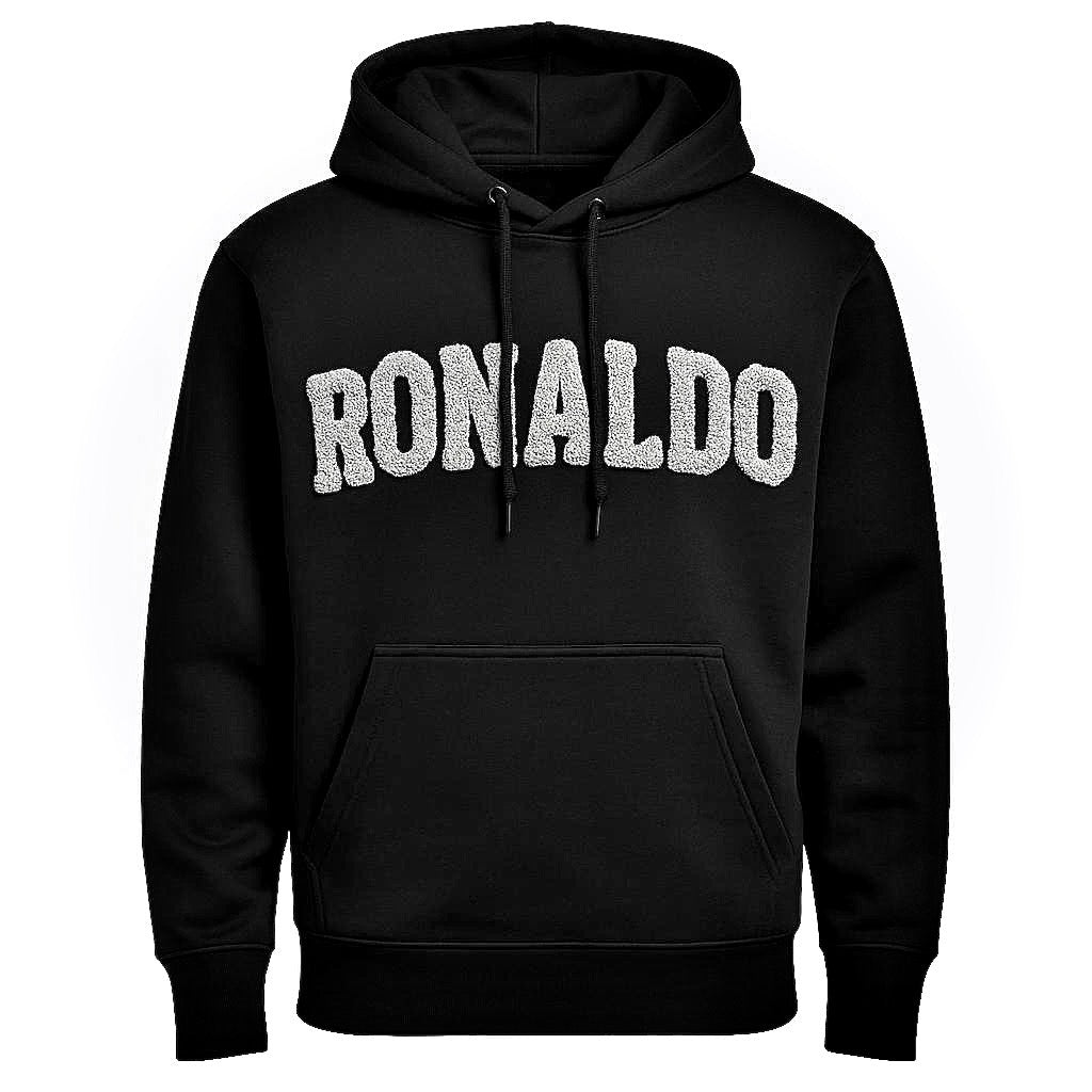 RONALDO black hoodie jumper 400grams ( High quality / super heavy 7# Ronaldo / jumper )