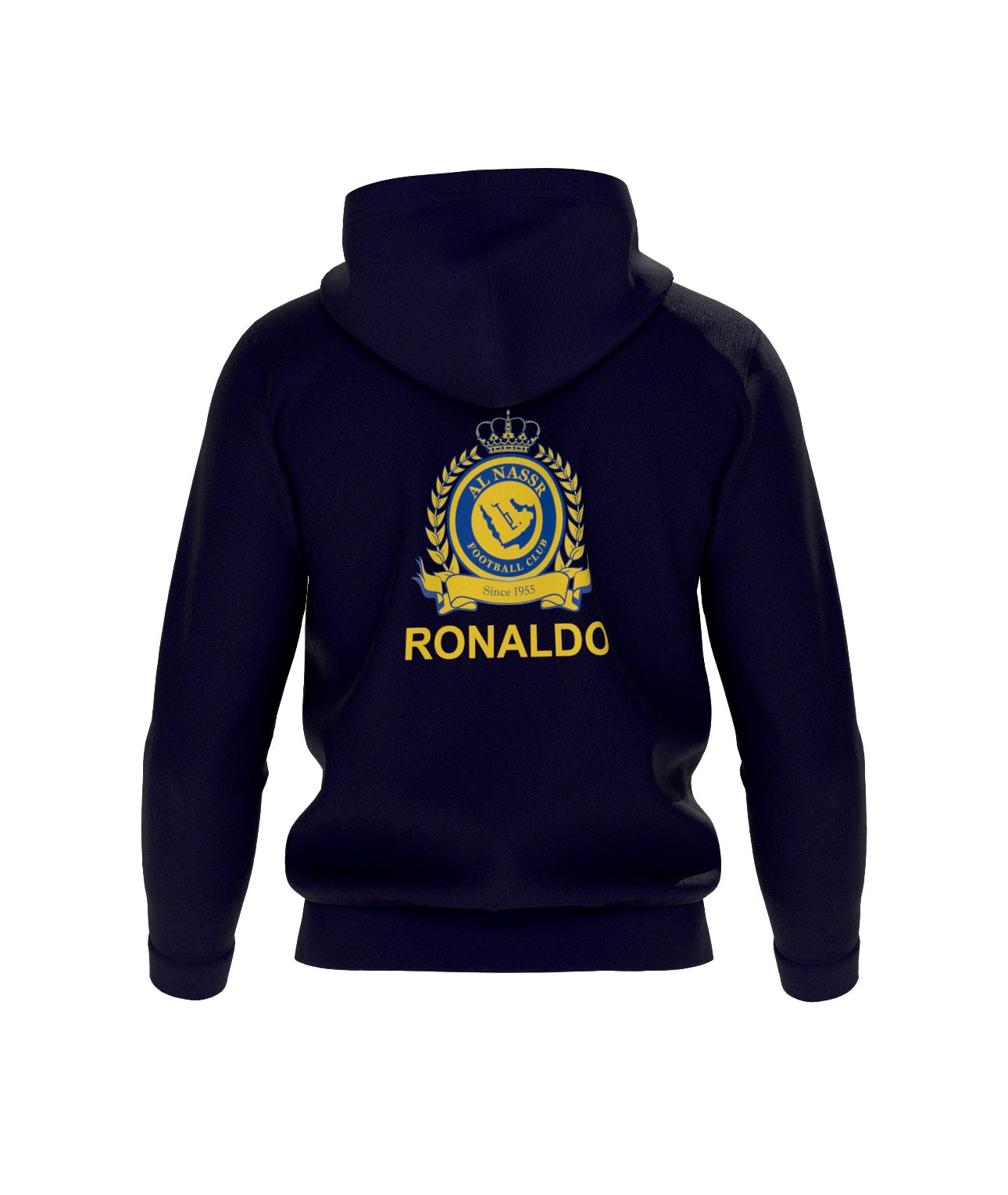 Al nassr navy hoodie jumper 24/26( yellow/ Ronaldo training jacket / warm up jacket / Harmony day / fleece jumper)
