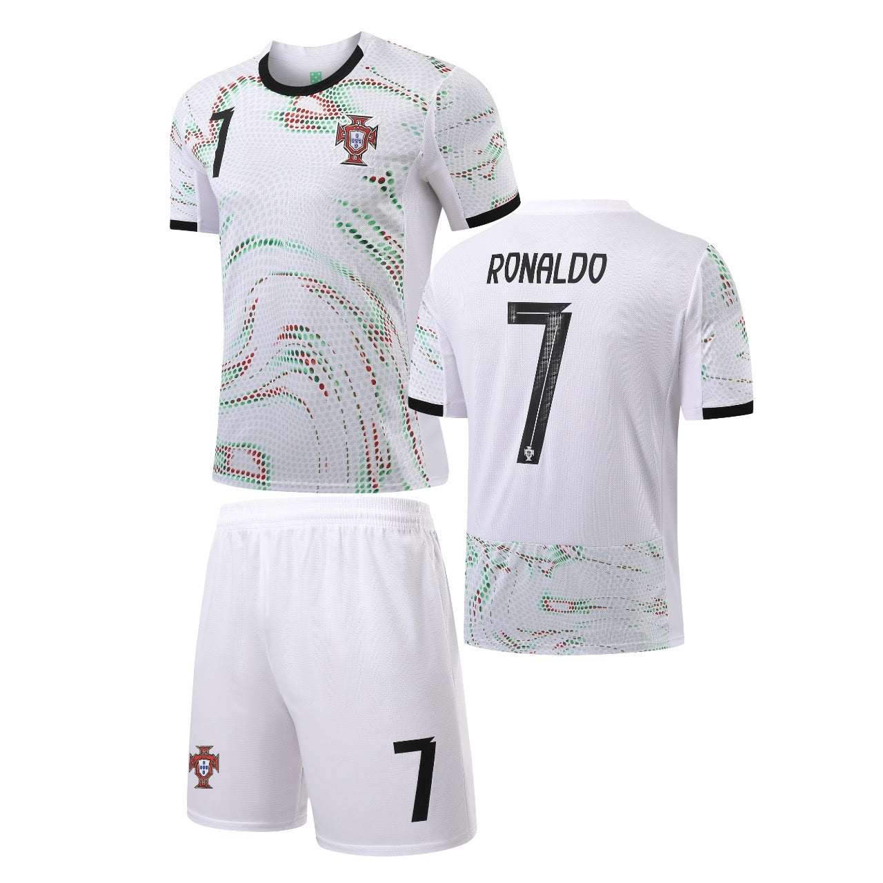 Football Jersey Portugal white Ronaldo 25/26 ( Harmony day / country jersey & shorts / football shirt / Portugal shirt / Ronaldo european jersey )