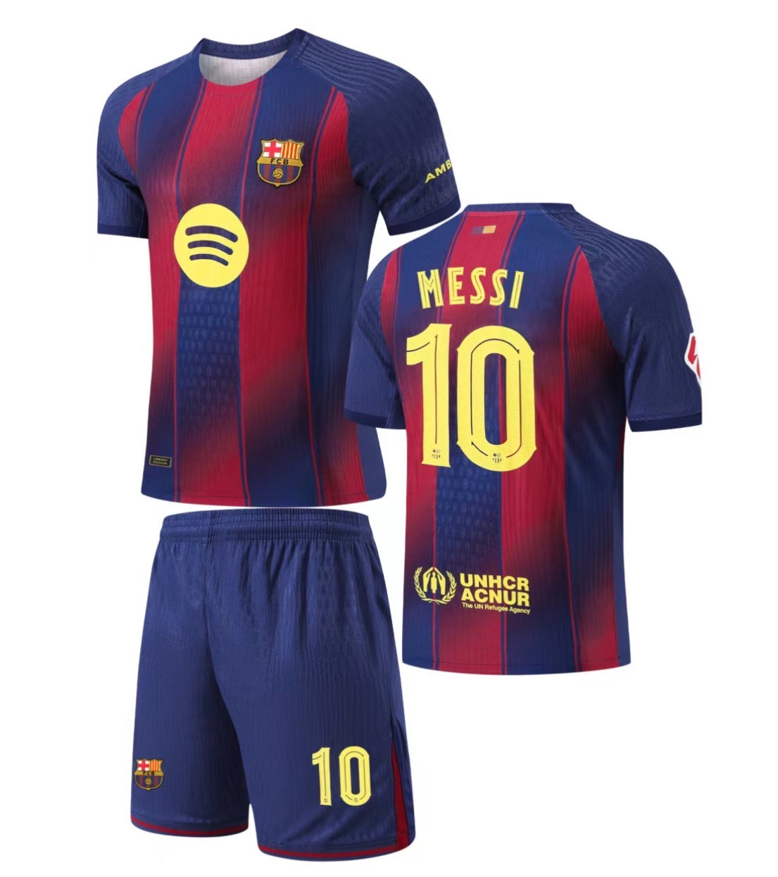 Football Jersey Barcelona fc home Messi 2025-2026(soccer shirt / football shirt / Barca shirt / Barcelona shirt / Messi shirt )