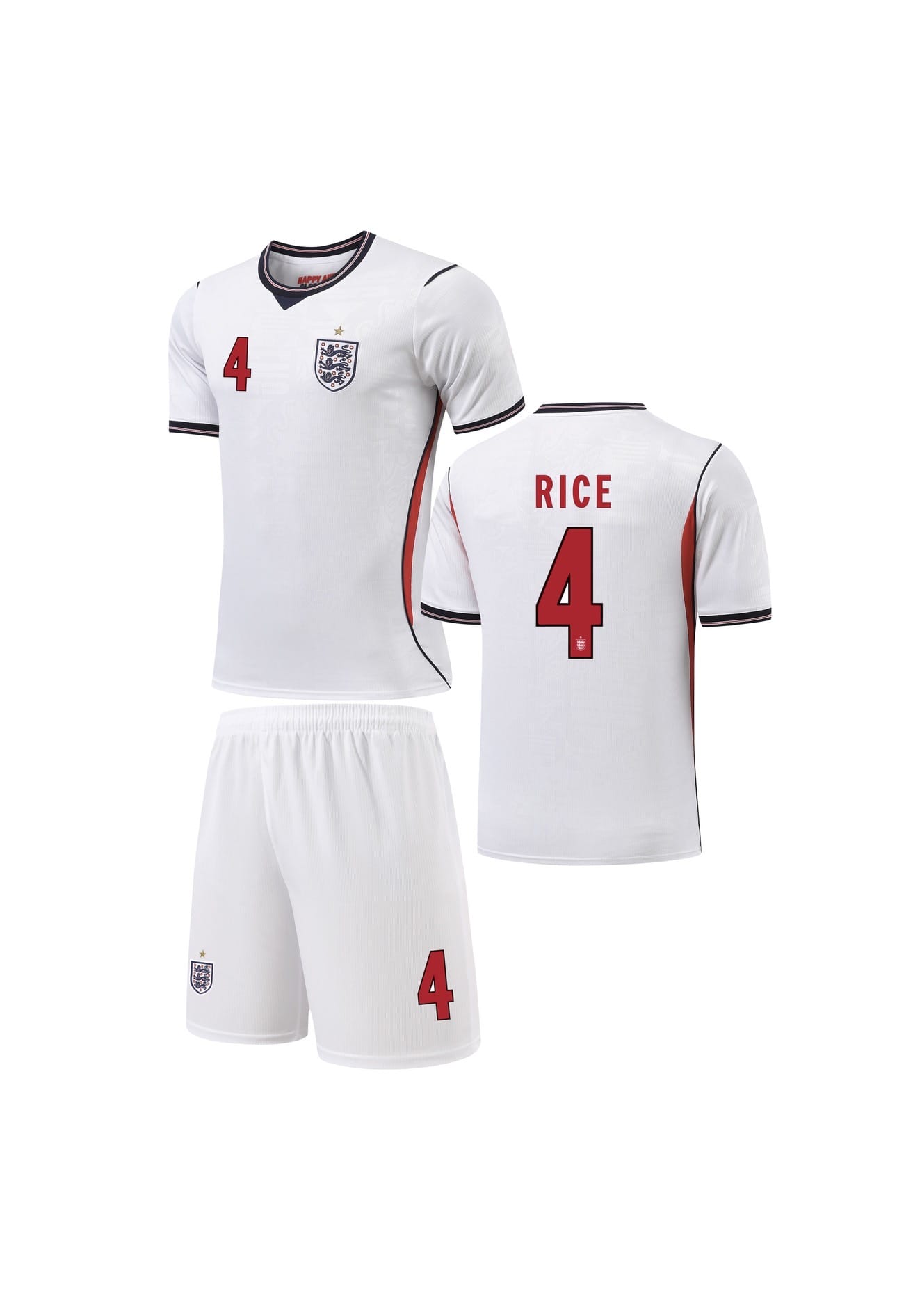Football Jersey England Home Declan Rice number#4 World Cup 2026 ( Harmony day / english jersey )