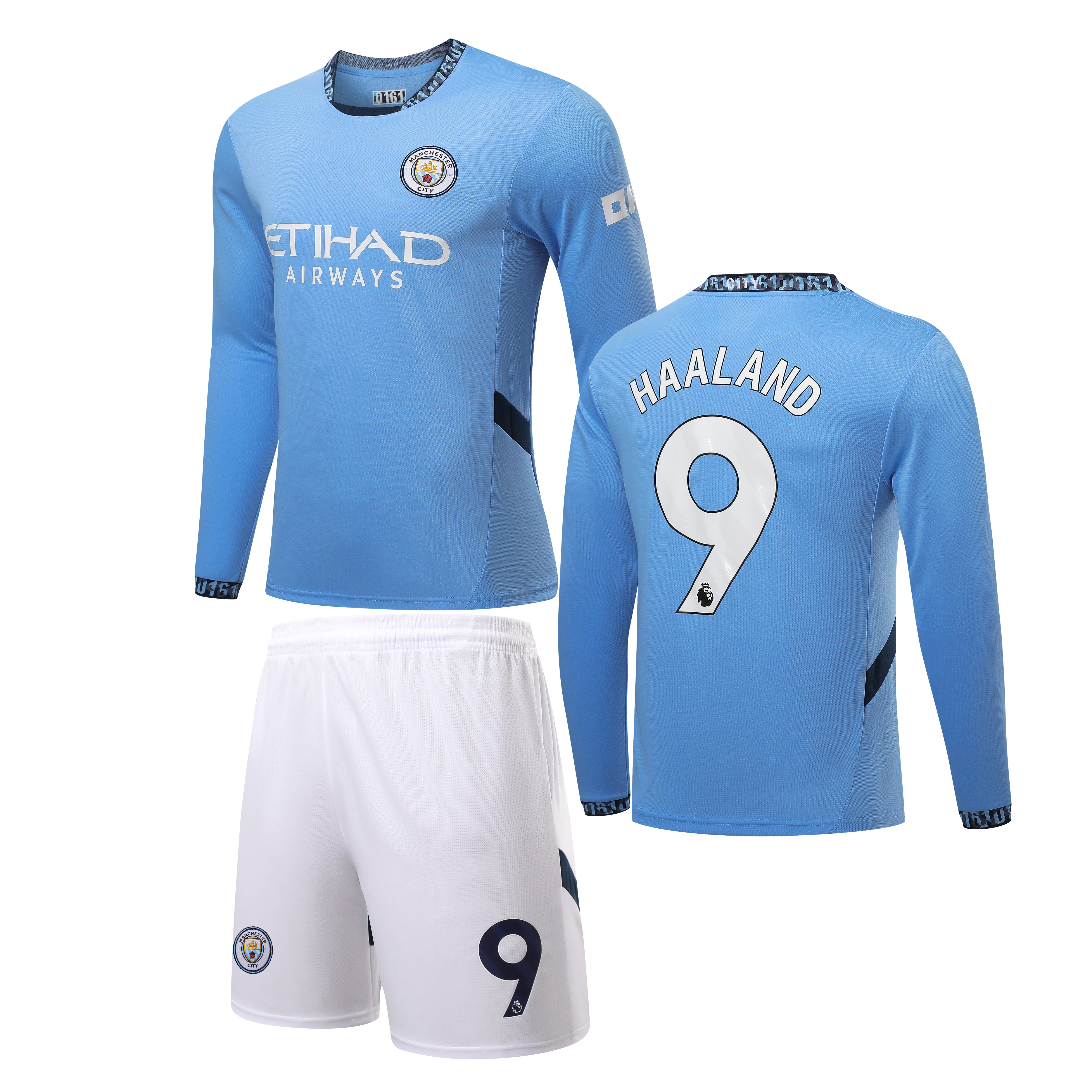 Football jersey long sleeve Manchester City Haaland home 2024-2025