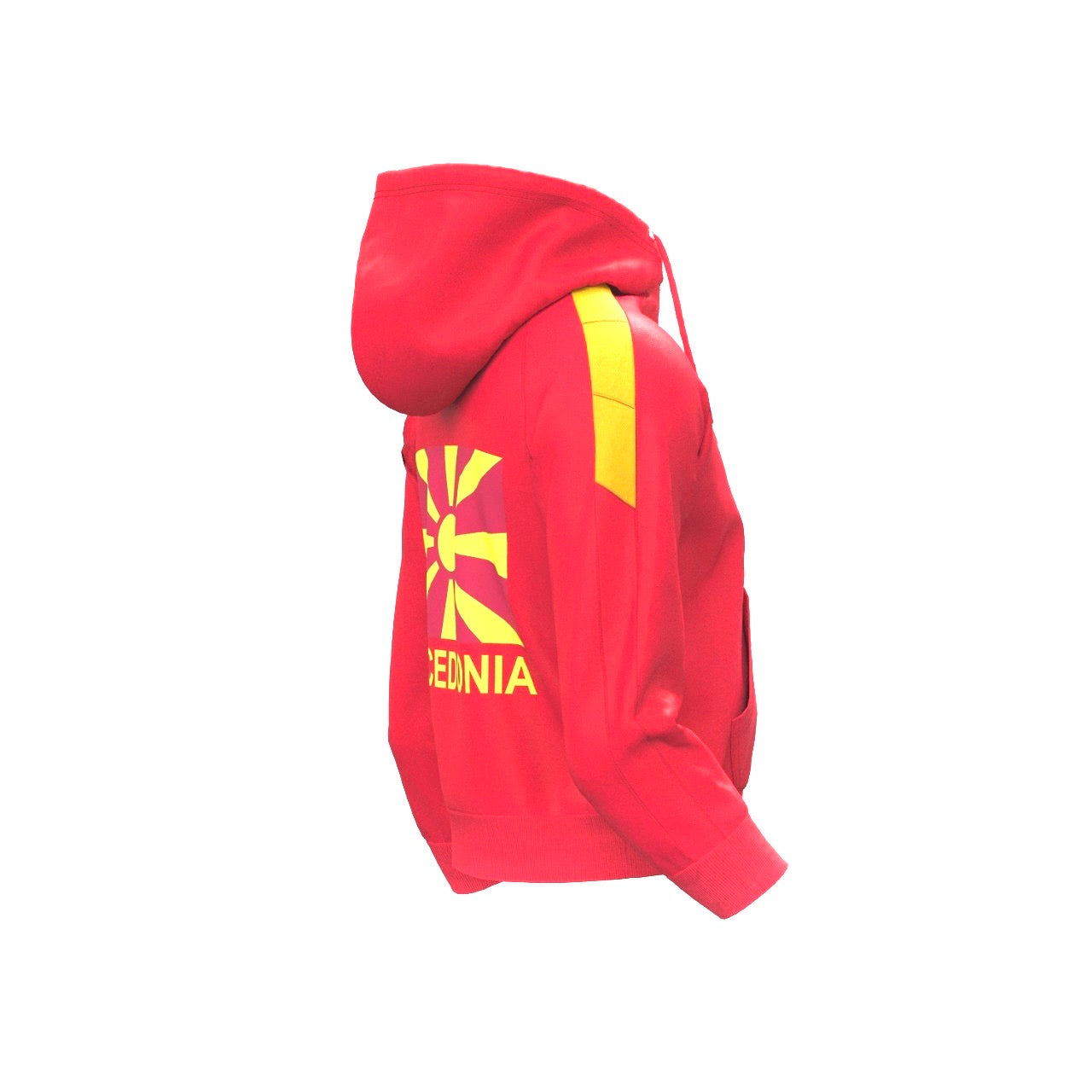 Macedonia Zipper Hoodie jumper (red jumper / north Macedonian training jacket / warm up jacket / Harmony day / Macedonia jersey / Maso jumper)