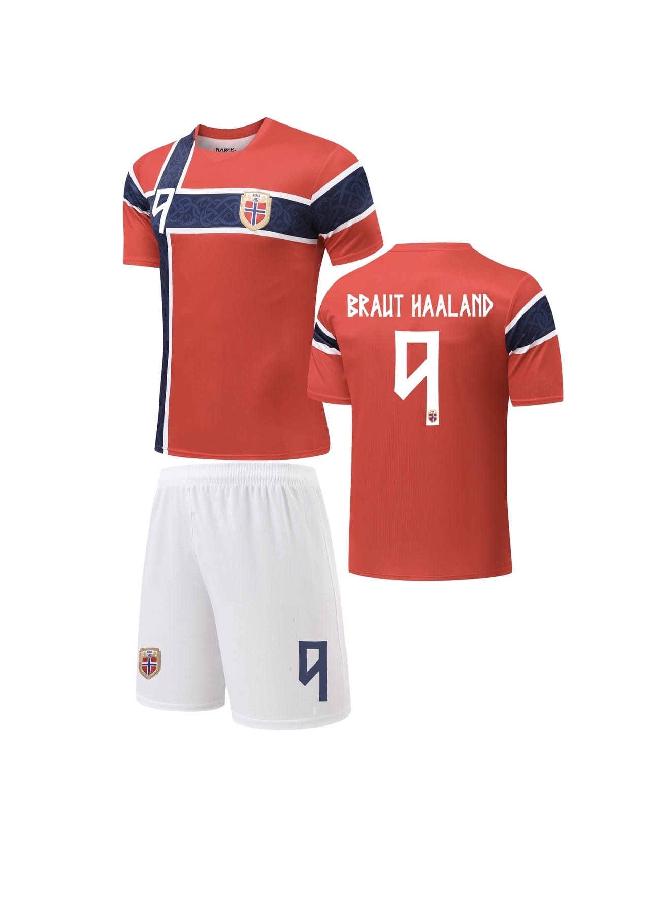 Football jersey Norway home Haaland World Cup 2026