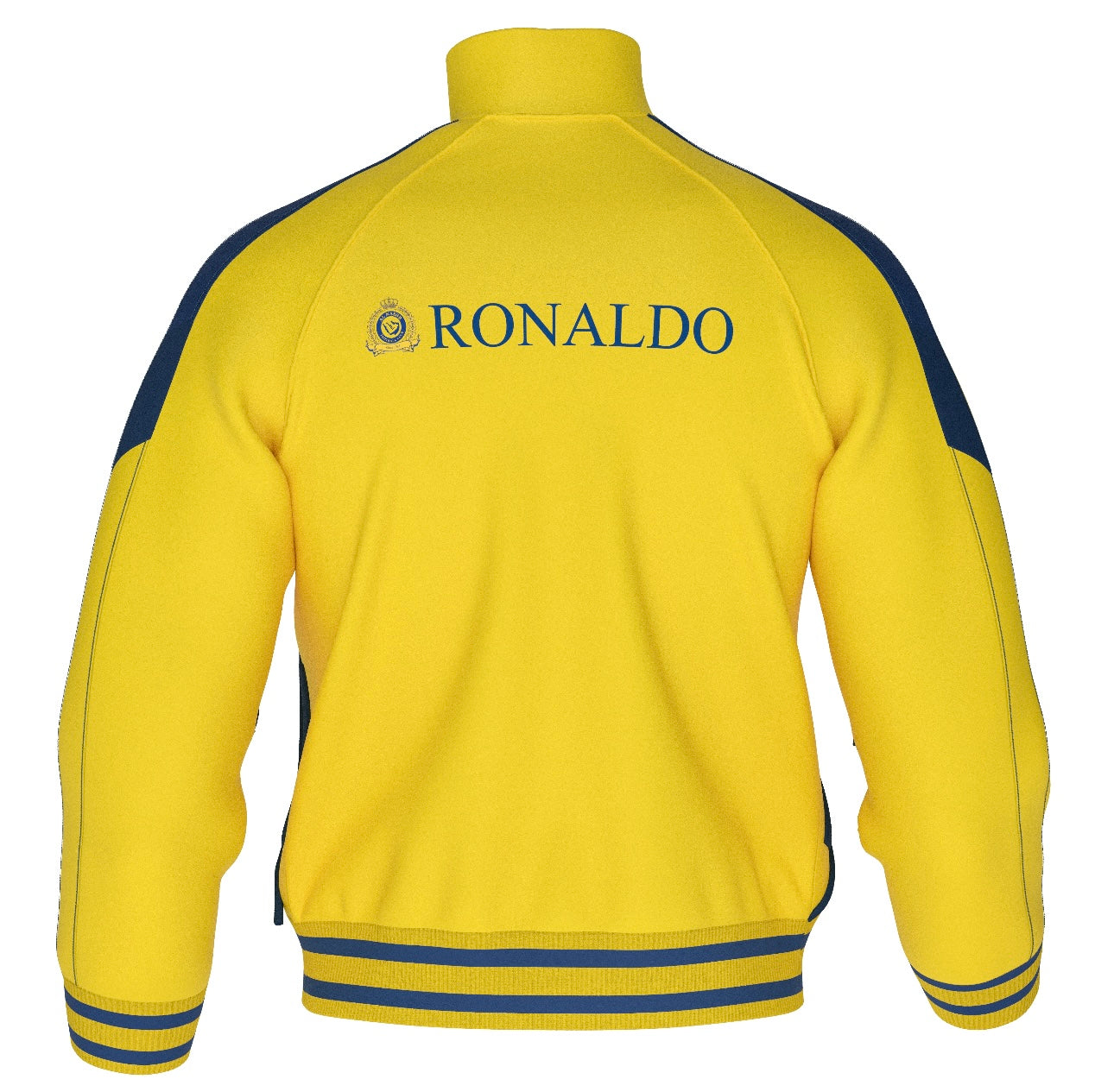 Al nassr jacket 24/26( yellow/ Ronaldo training jacket / warm up jacket / Harmony day )