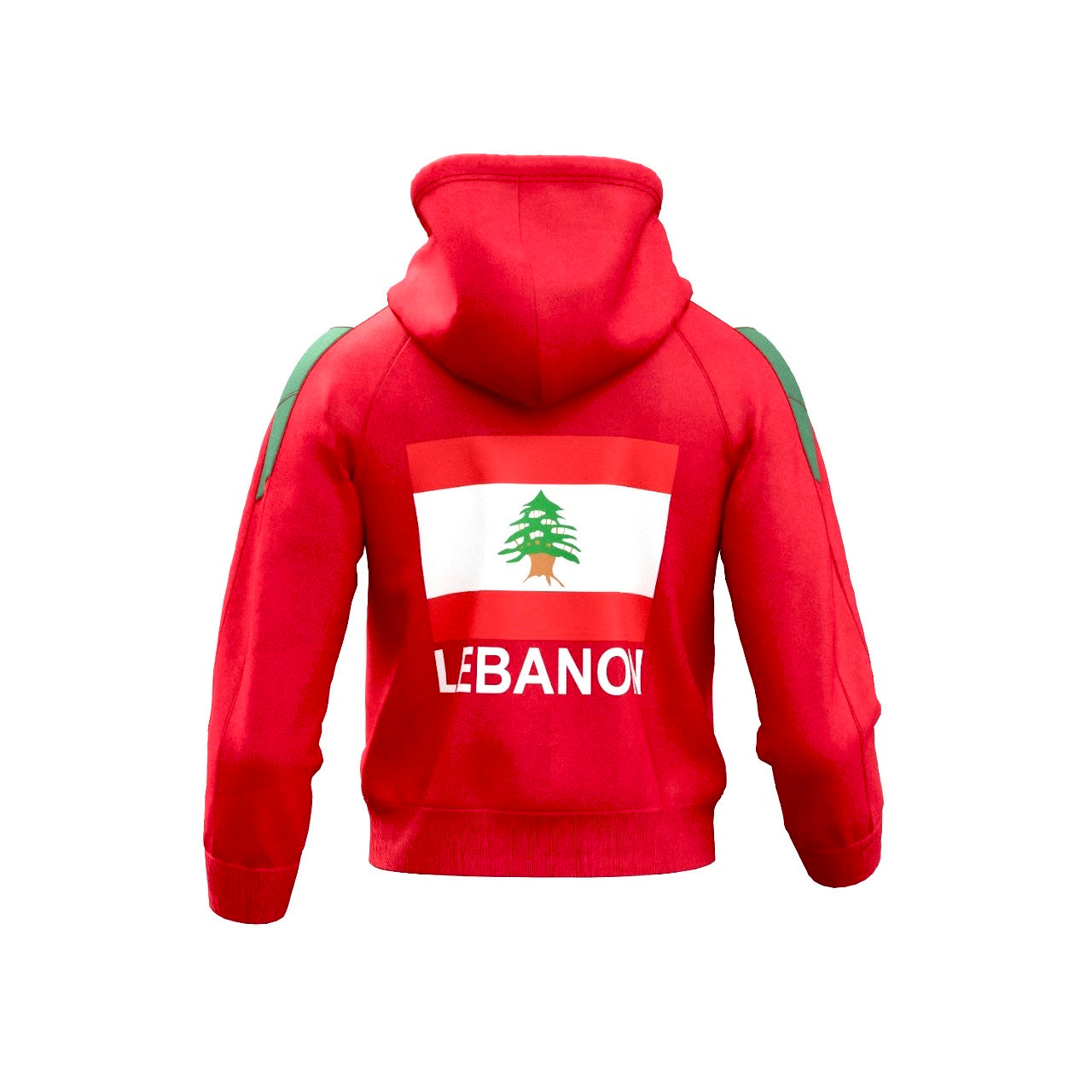 Lebanon Zipper Hoodie jumper ( fleece / training / warm up / Harmony day / book week )