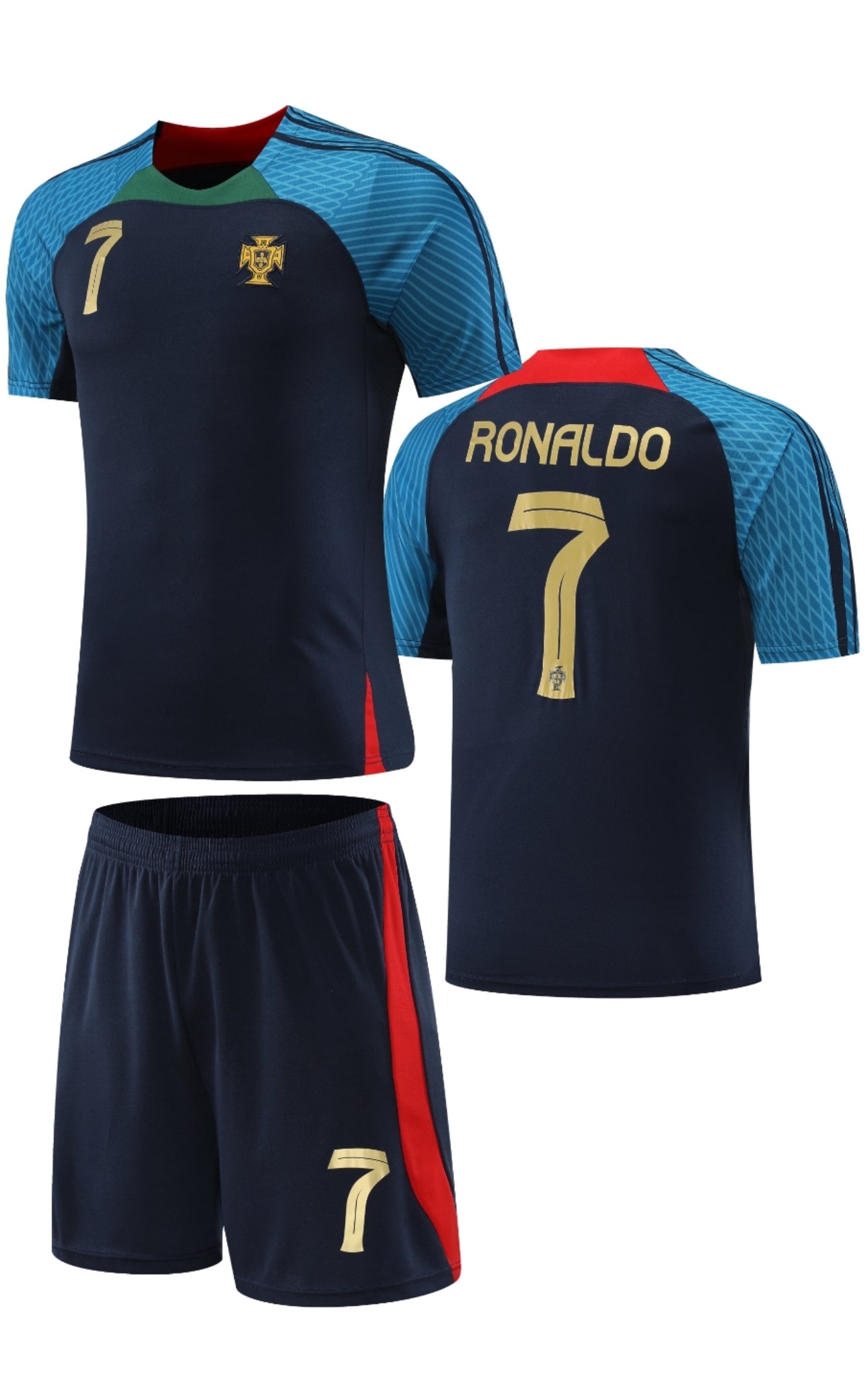Football Jersey Portugal training Ronaldo 24/25 ( Harmony day / country jersey & shorts / football shirt / Portugal shirt / Ronaldo jersey )