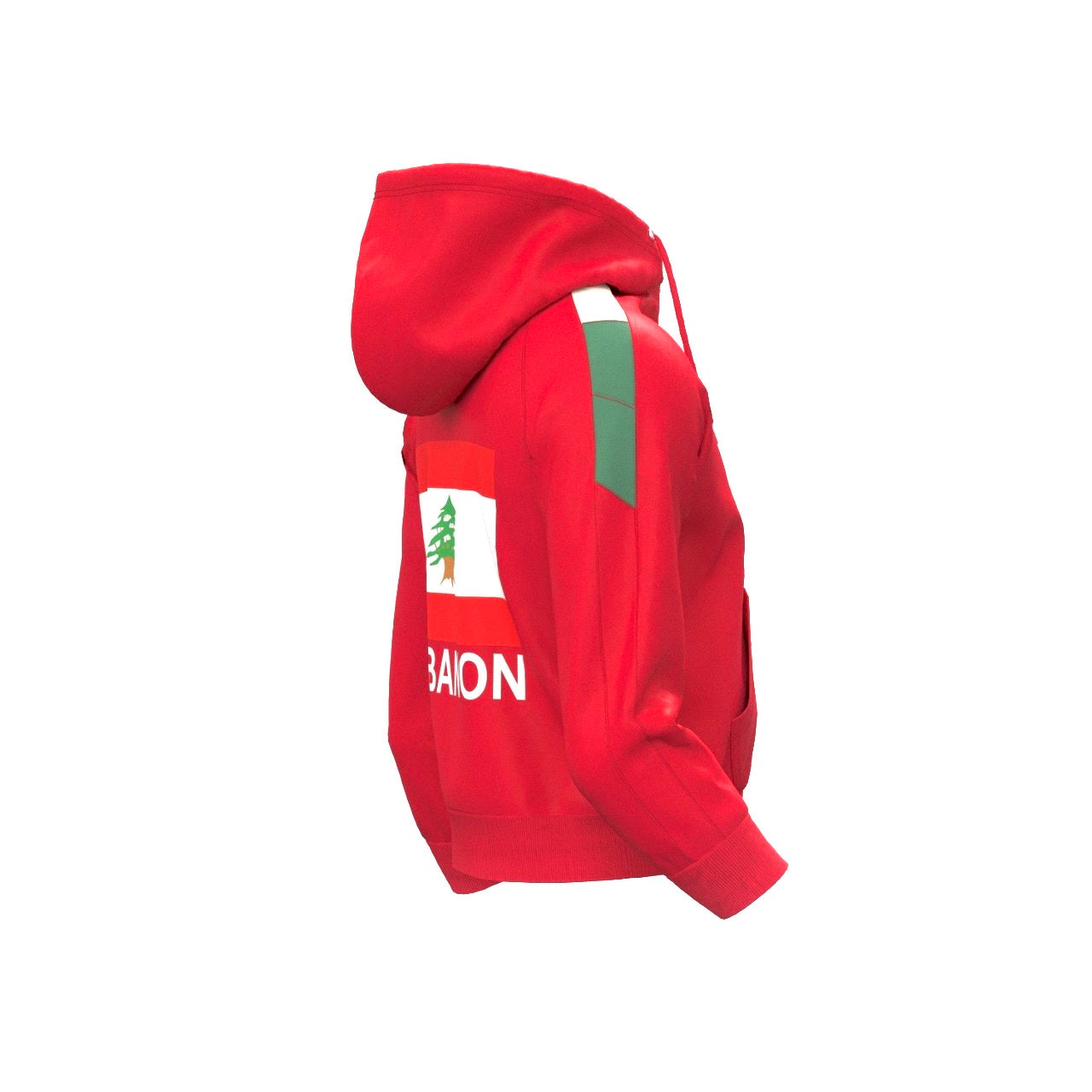 Lebanon Zipper Hoodie jumper ( fleece / training / warm up / Harmony day / book week )