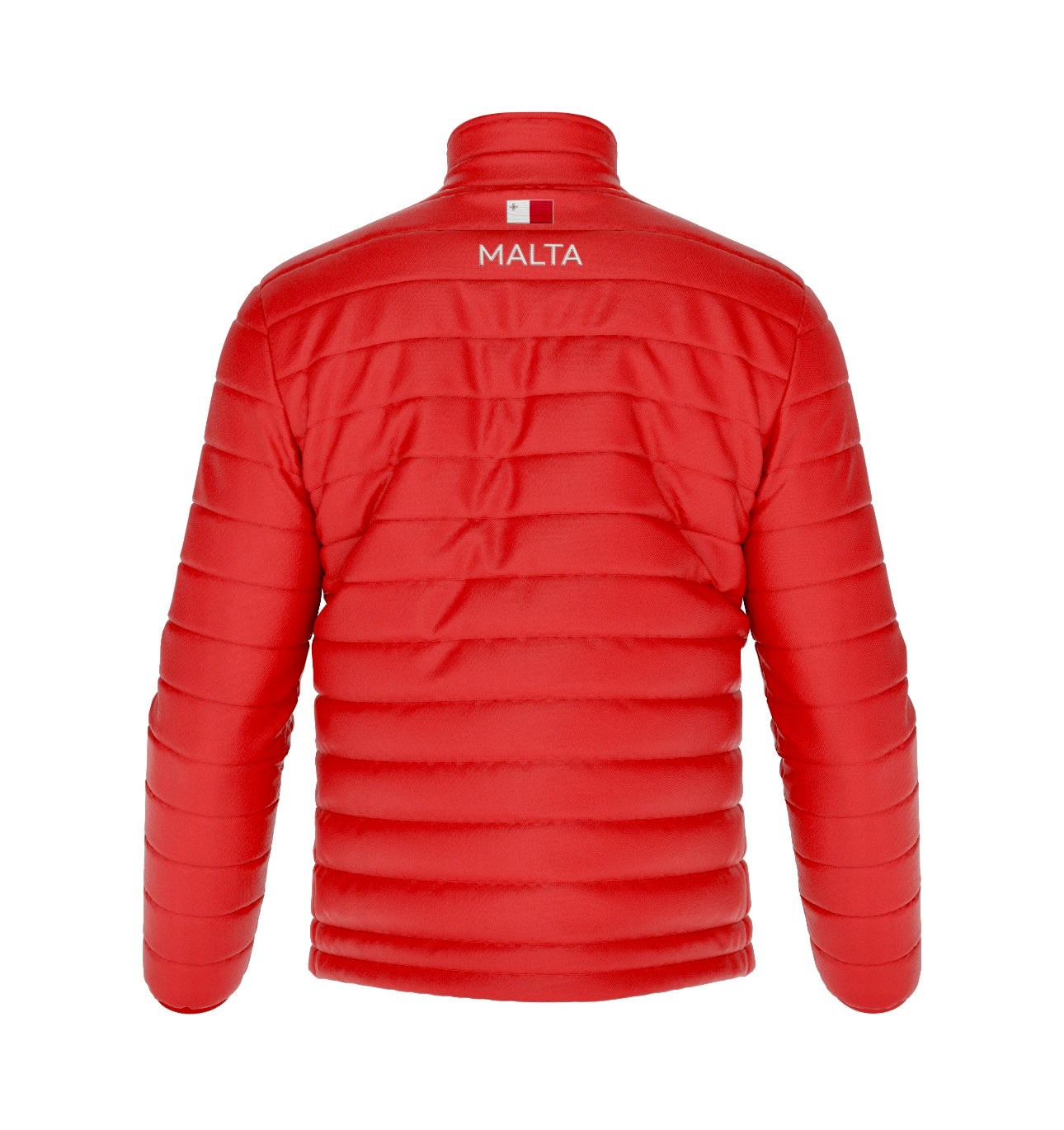 Malta Puffer jacket (red padded / winter training warm up jacket / Harmony day / Maltese winter )