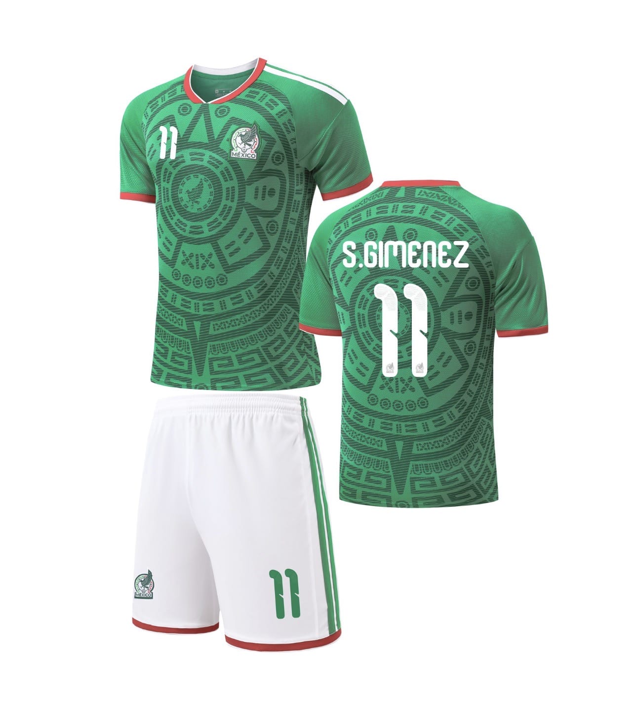Football Jersey Mexico home GIMENEZ number#11 World Cup 2026 ( shirt / Harmony day / country shirt )