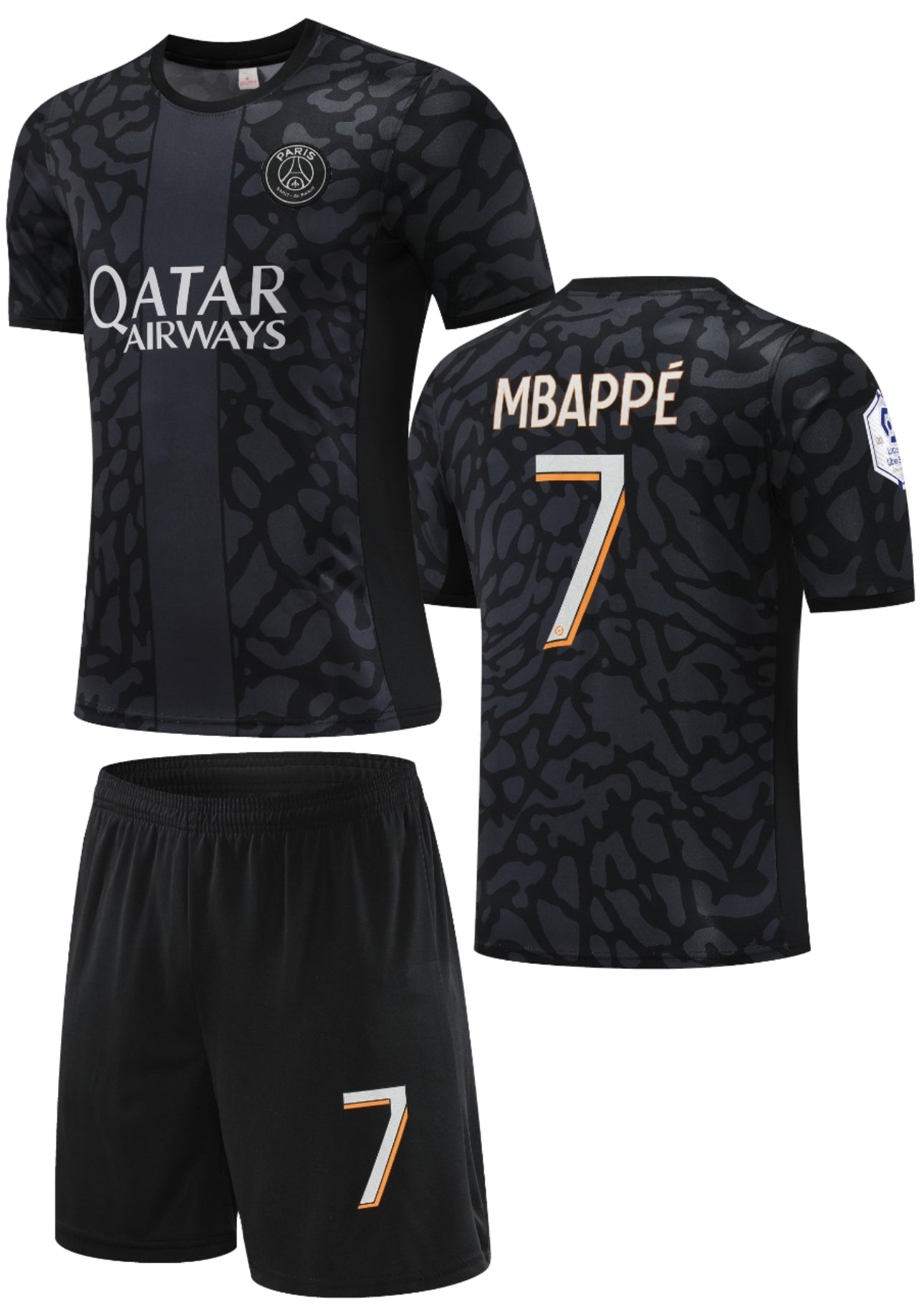 Football Jersey Paris saint Germain away Mbappe number#7 24-25(Psg jersey / Harmony day / specials / shirt / soccer Jersey and shorts)
