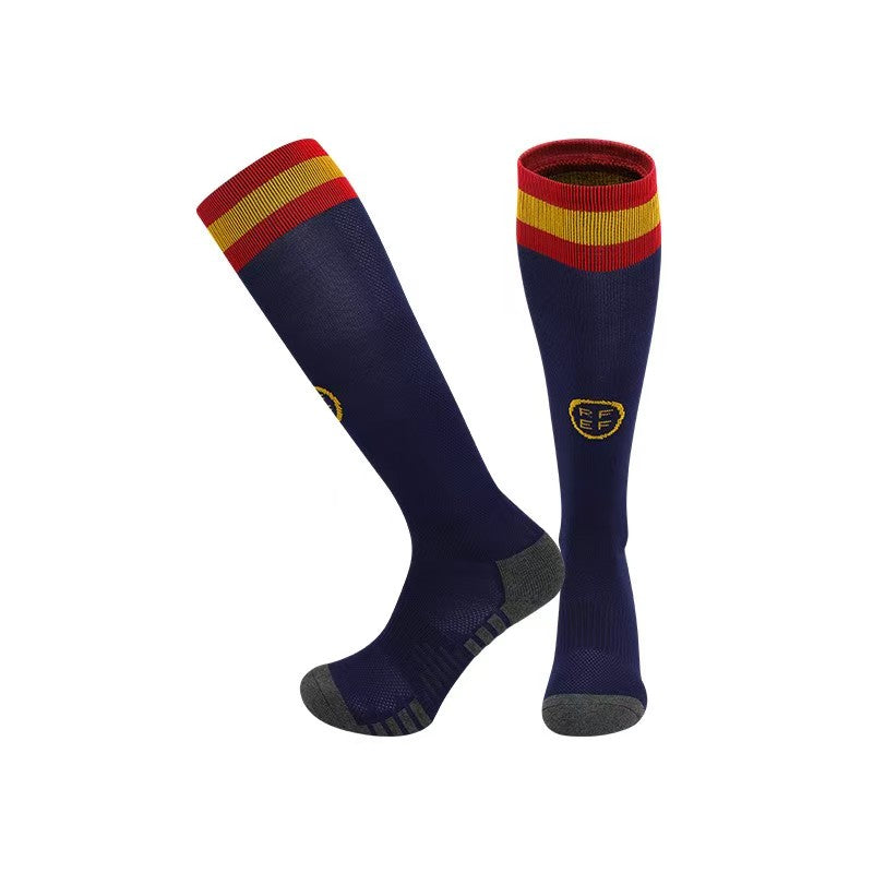 socks Spain home 2026 World Cup ( football socks / kids socks / adult socks /soccer socks)