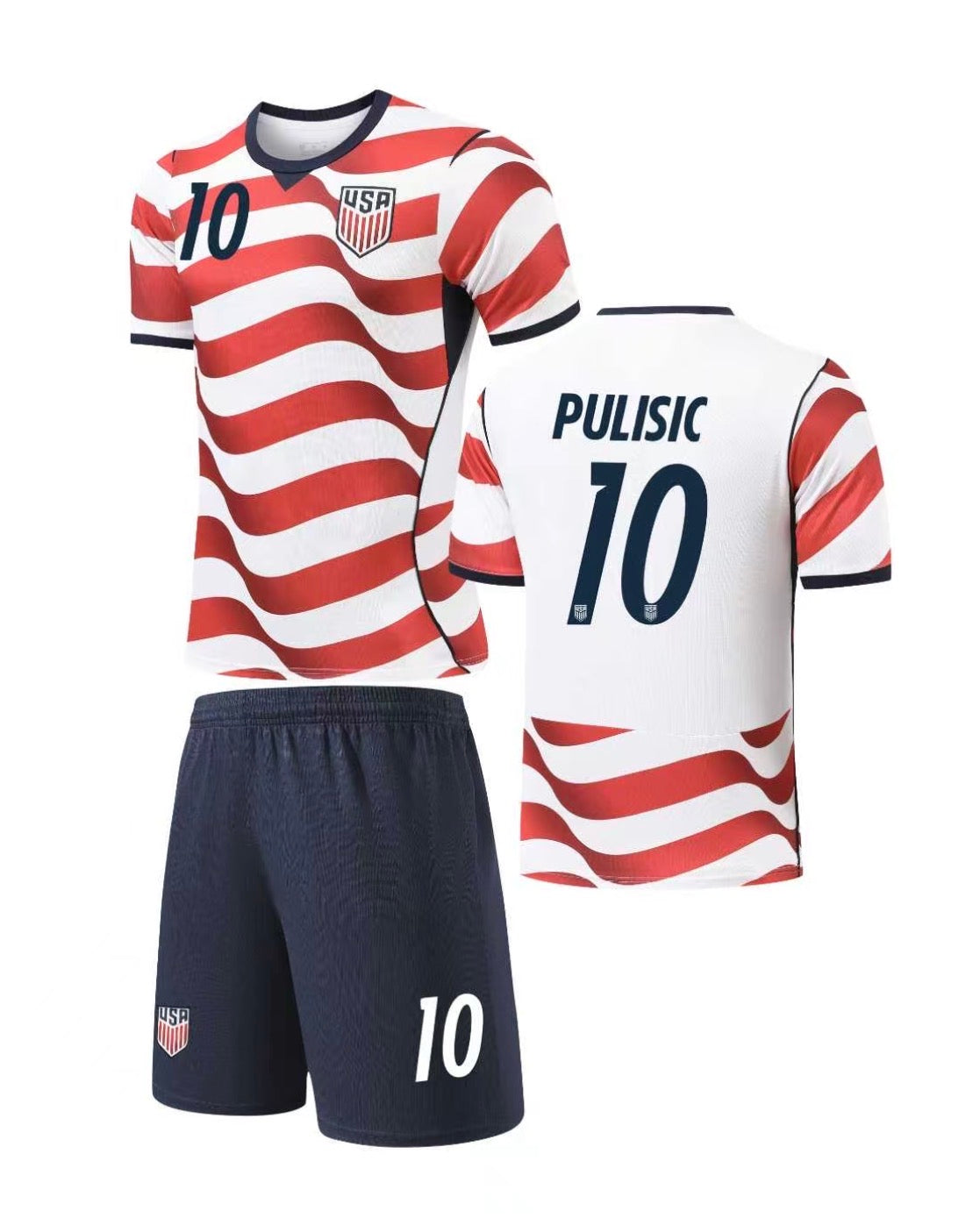 Football Jersey USA home PULSIC #number10 World Cup 026 ( america / jersey / shirt / jersey / country football jerseys)