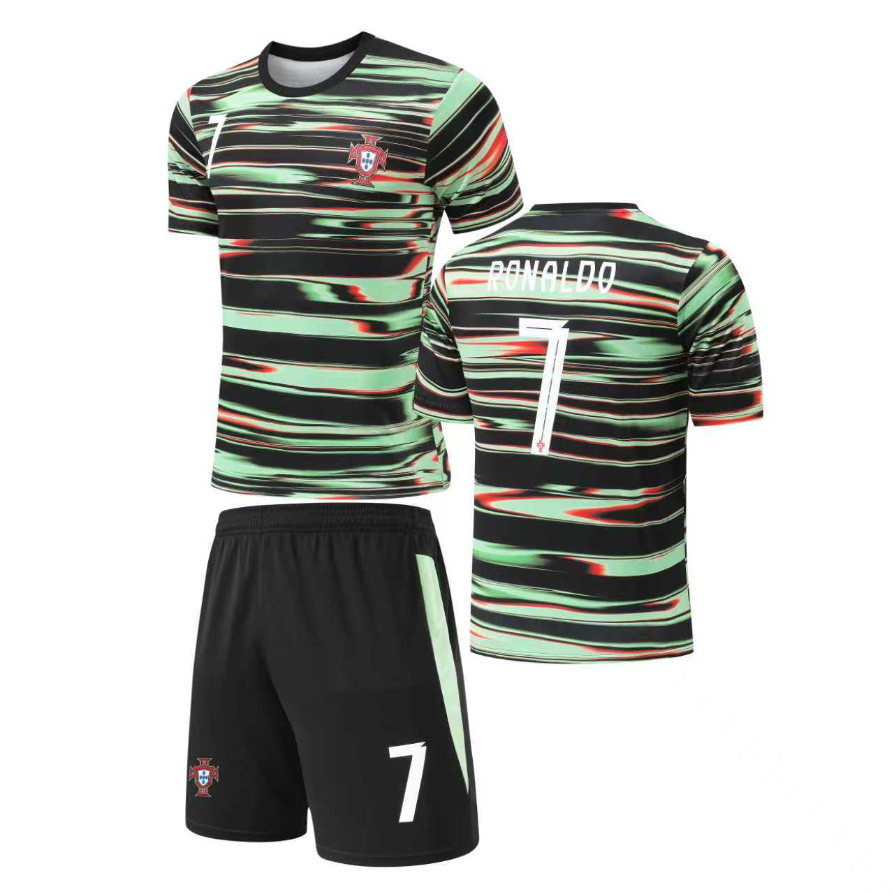 Football Jersey Portugal Training Ronaldo 25/27( A GRADE QUALITY / Harmony day / country jersey & shorts / European championship )