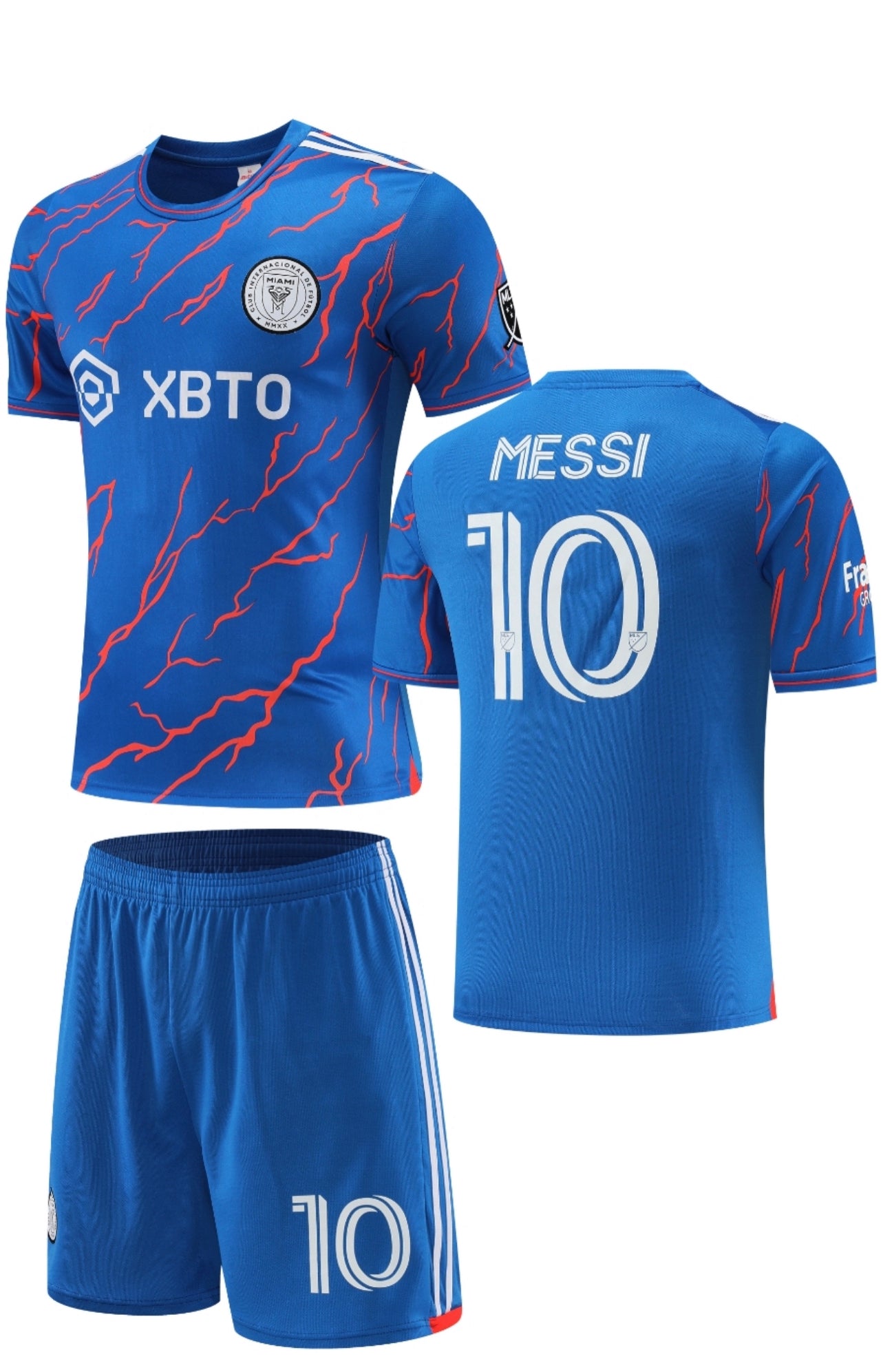 Football Jersey Inter Miami Training Messi number#10 2023-2024 ( shirt & shorts/ Lionel jersey / specials )