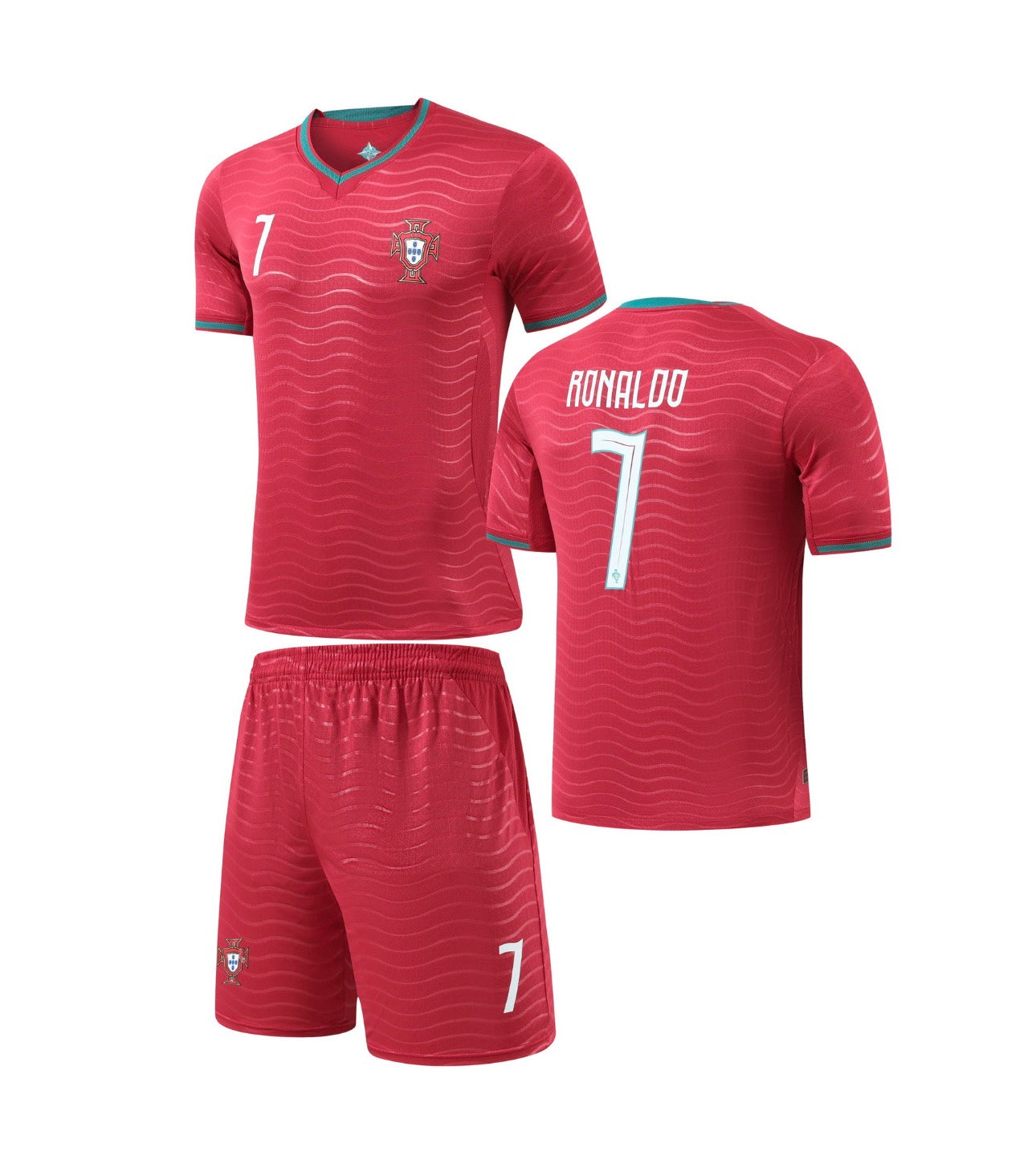 Football Jersey Portugal home Ronaldo 2026 World Cup set ( A Grade Qaulity / Harmony day / country jersey & shorts / football shirt / Portug al euro shirt / Ronaldo jersey / European championship )