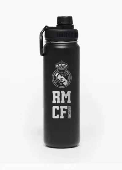 Metal Drink Bottle Real Madrid ( cool water / team / training / school / sports / Gym / soccer)