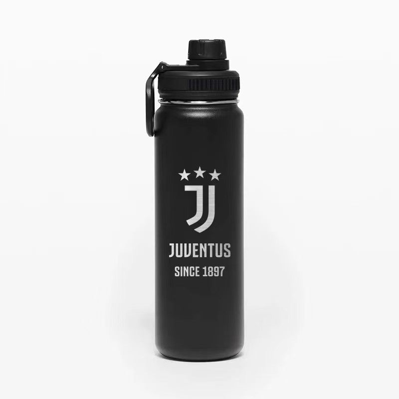 Metal Drink bottle Juventus( cool water / team / Juva / training / school / sports / Gym / soccer)