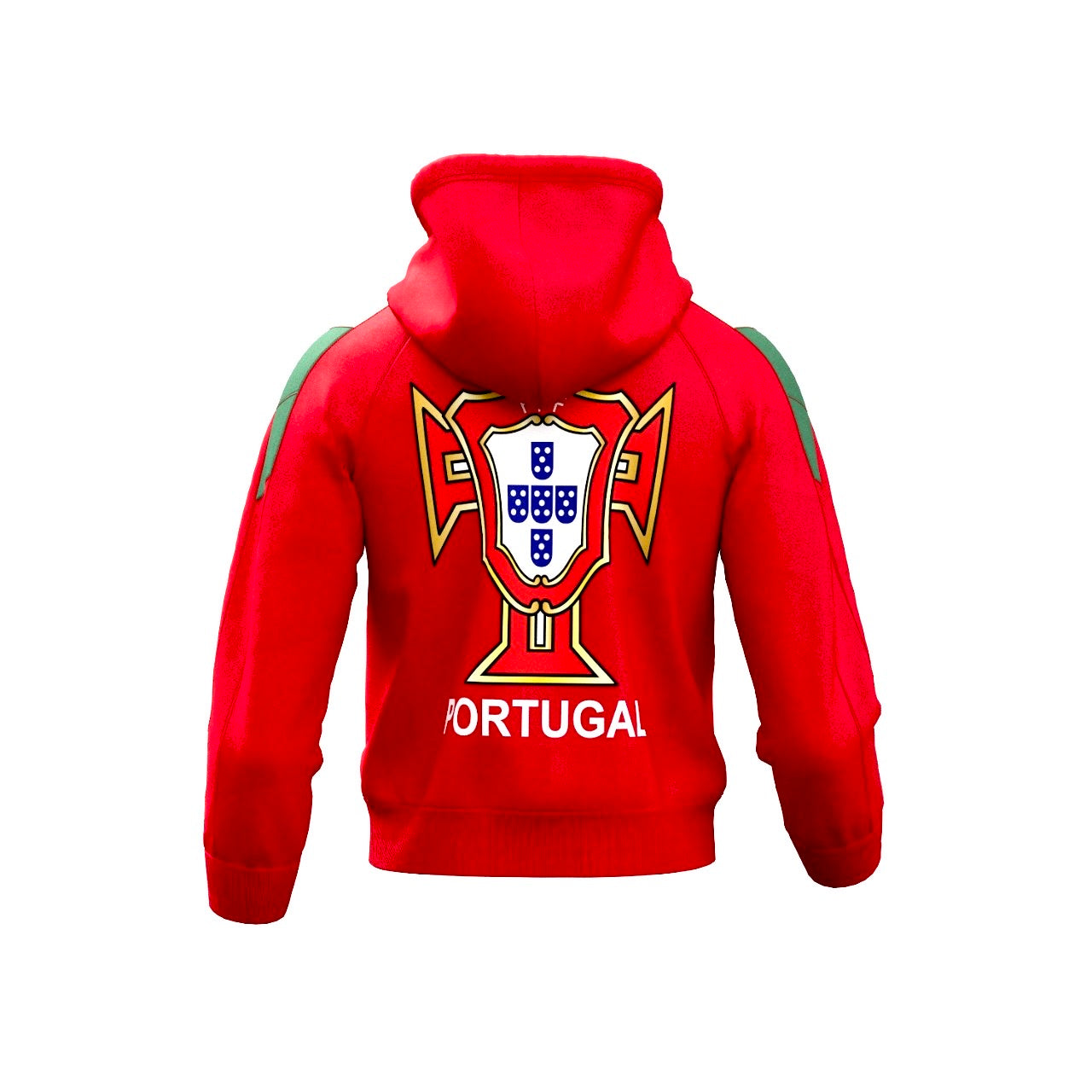 Portugal zipper Hoodie Jumper 24/26 (fleece / Ronaldo/ red jumper / training / warm up/ Harmony day / jersey / porto jumper)