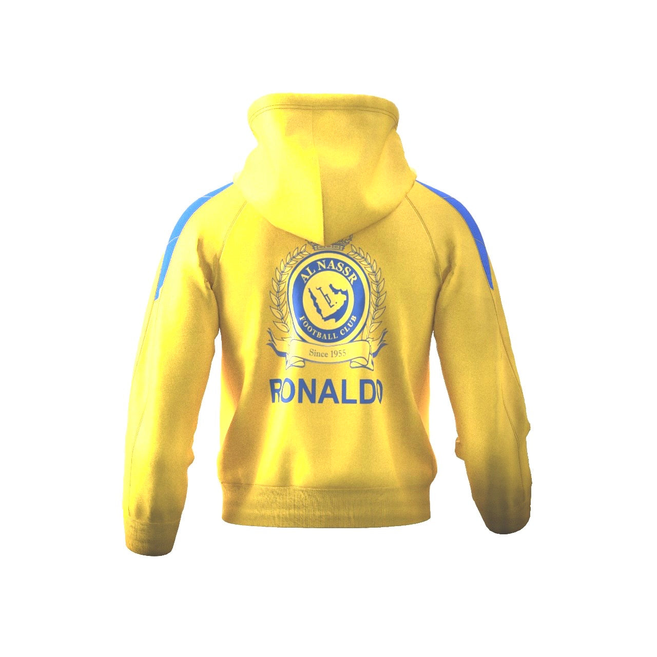 Al nassr Zipper hoodie jumper 24/26( yellow/ Ronaldo training jacket / warm up jacket / Harmony day / fleece jumper)