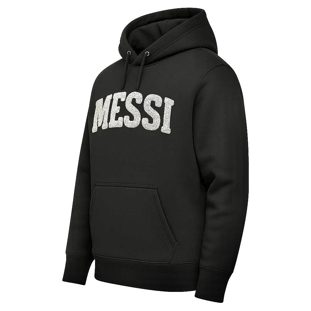 MESSI black hoodie jumper 400grams ( High quality / super heavy / jumper )