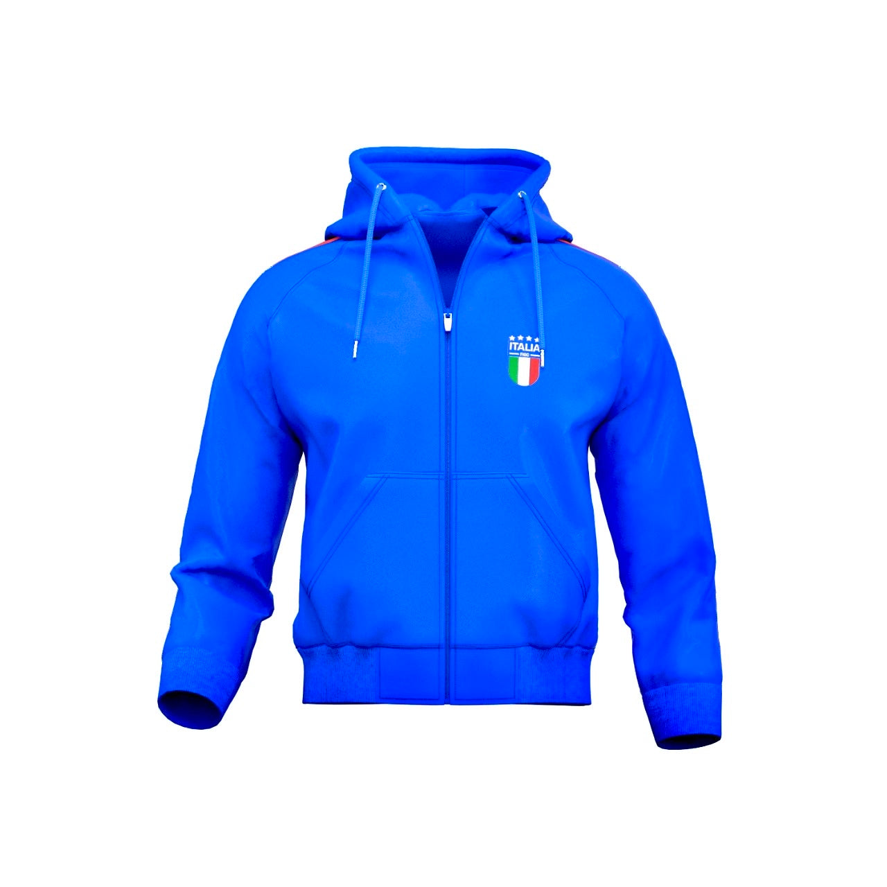 Italy zipper Hoodie jumper 24/26 ( italy blue / Italian training jacket / warm up jacket / Harmony day / Italia jumper)