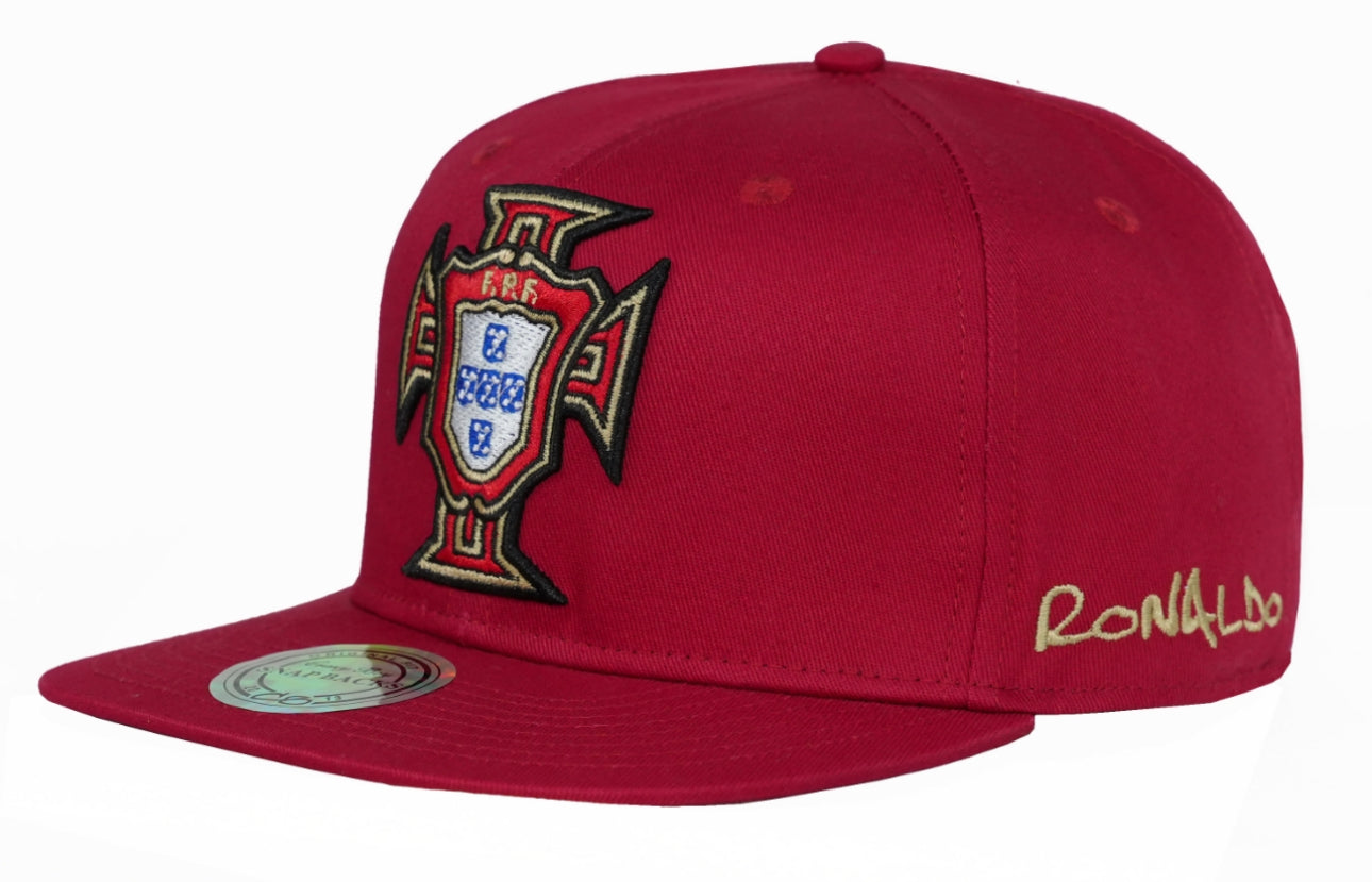 snapback Portugal plain ( Portugal cap / Portugal cap / Portuguese hat / Portuguese cap / country cap / Ronaldo cap / harmony day)