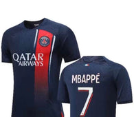 Football Jersey Paris saint Germain home Mbappe number#7 23-24 (Psg jersey / Harmony day /  Mbappe shirt / soccer Jersey)