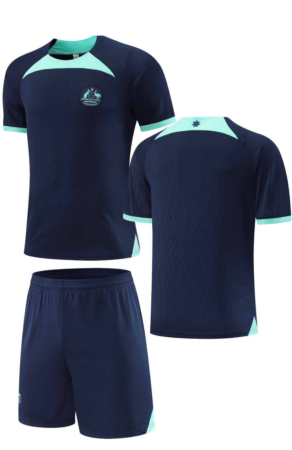 Football Jersey set Australia Away no name 22/23 ( Australia shirt / soccer shirt / country shirt / football shirt / shirt )