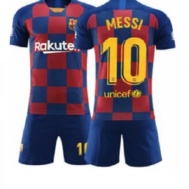 Football Jersey Barcelona fc home Messi number#10 (soccer shirt / club jersey / football shirt / Barca shirt / Barcelona shirt / Messi shirt )