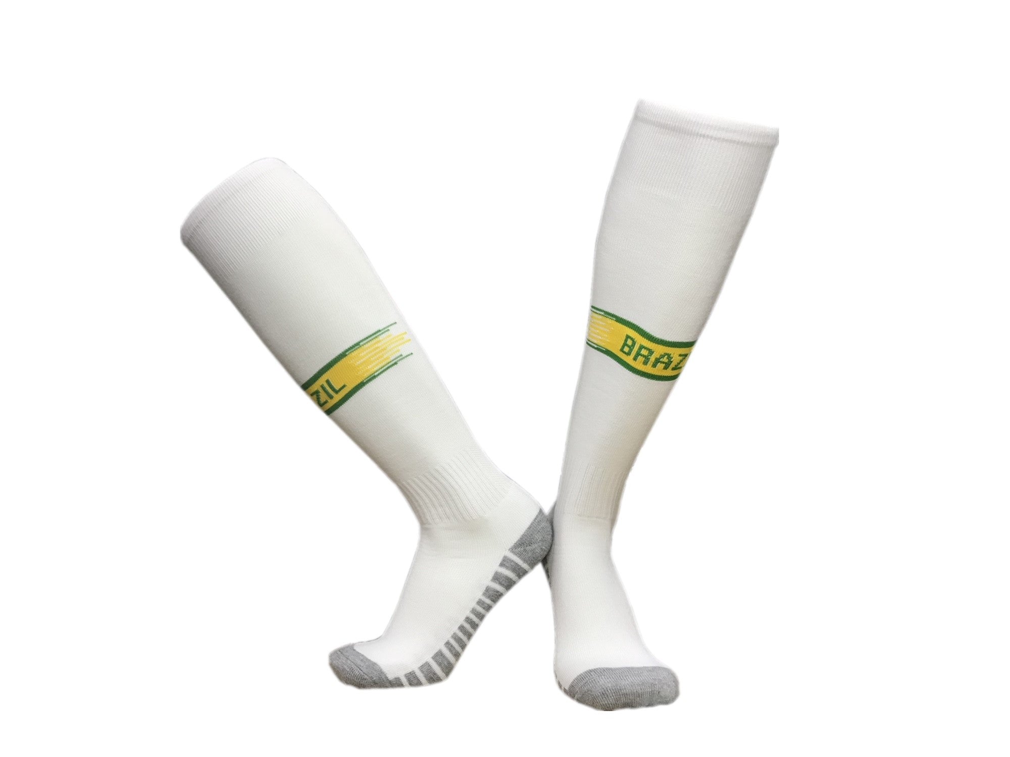 socks Brazil home 2020-2021 ( football socks / kids socks / adult socks / soccer socks)