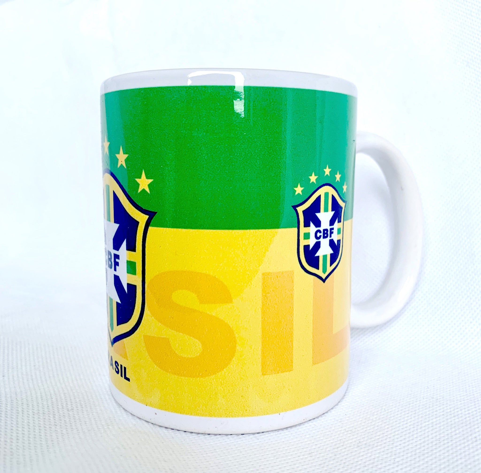 Brasil Coffee Mug (Country Football team Cup / Gift / Soccer Mug)