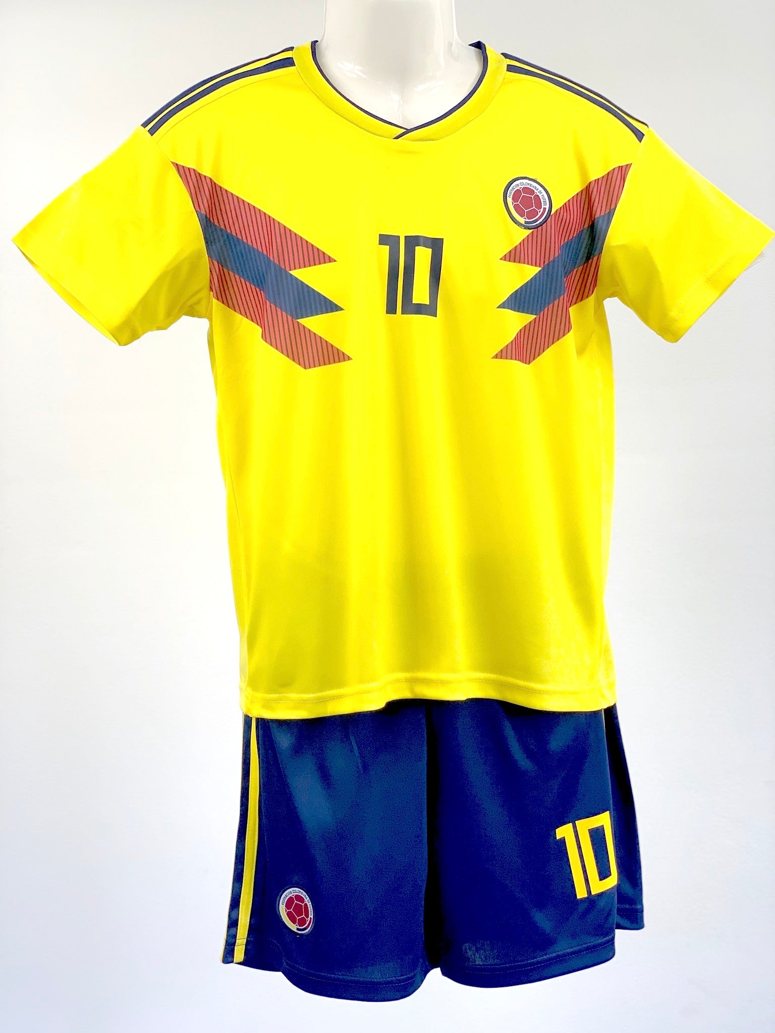 Football Jersey Colombia home James number#10 (country shirt / soccer shirt / football shirt / James shirt / Colombia shirt / Colombian shirt )