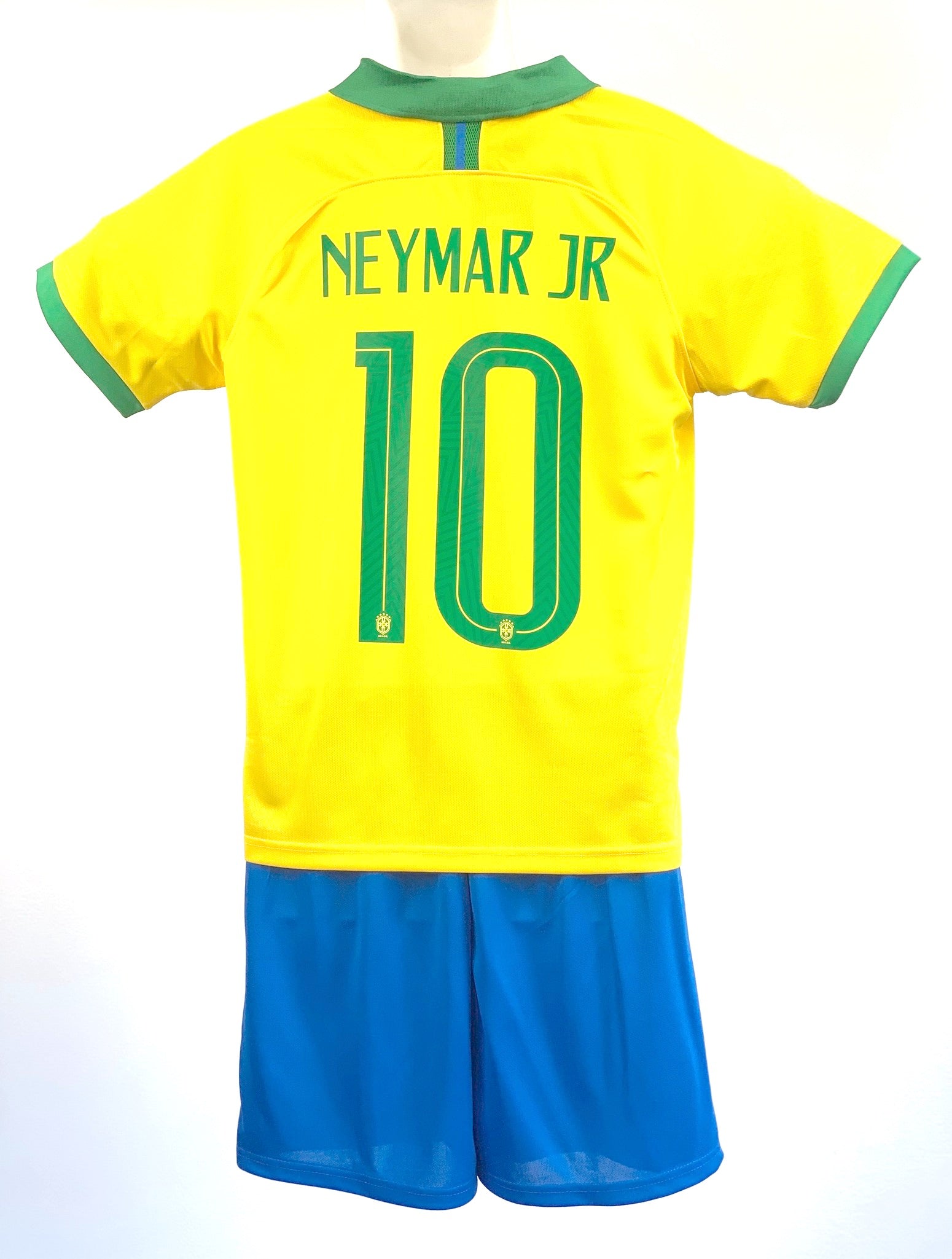 Football Jersey Brasil Neymar jr home set #number10 (Brazil jersey / Brasil shirt / Brasil jersey / country football jerseys)
