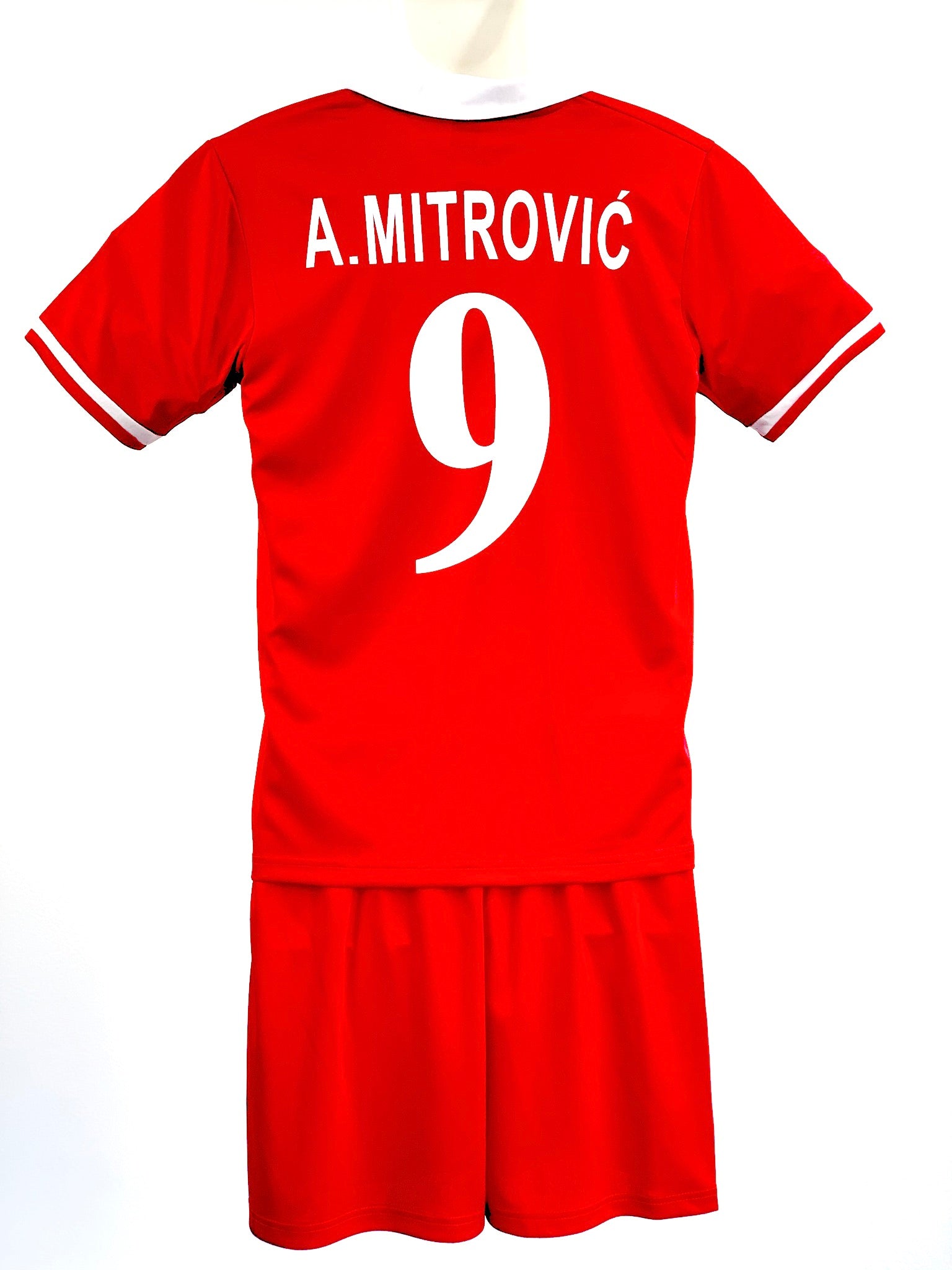 Football Jersey Serbia home Mitrovic number#9 ( Serbian jersey / soccer shirt / country jerseys / football shirt / Serbia shirt / country shirt)