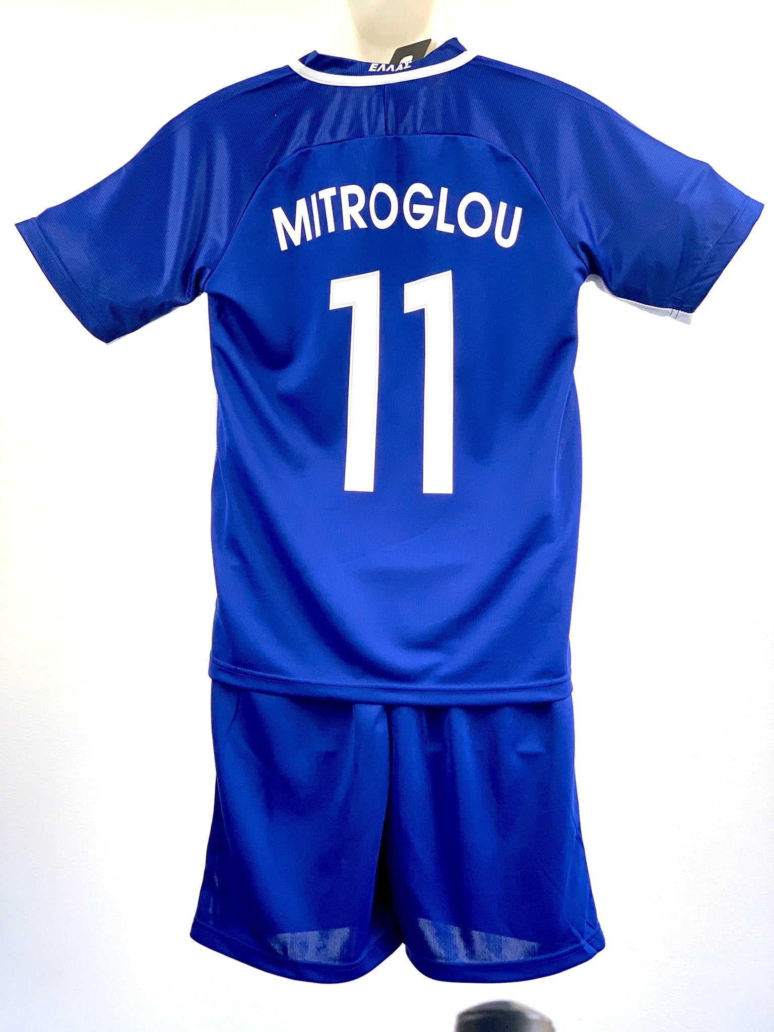 Football Jersey Greece Mitoglou number#11 (Hellas shirt / Greece shirt / soccer shirt / Harmony day / country shirt / greek jersey / Greek shirt)