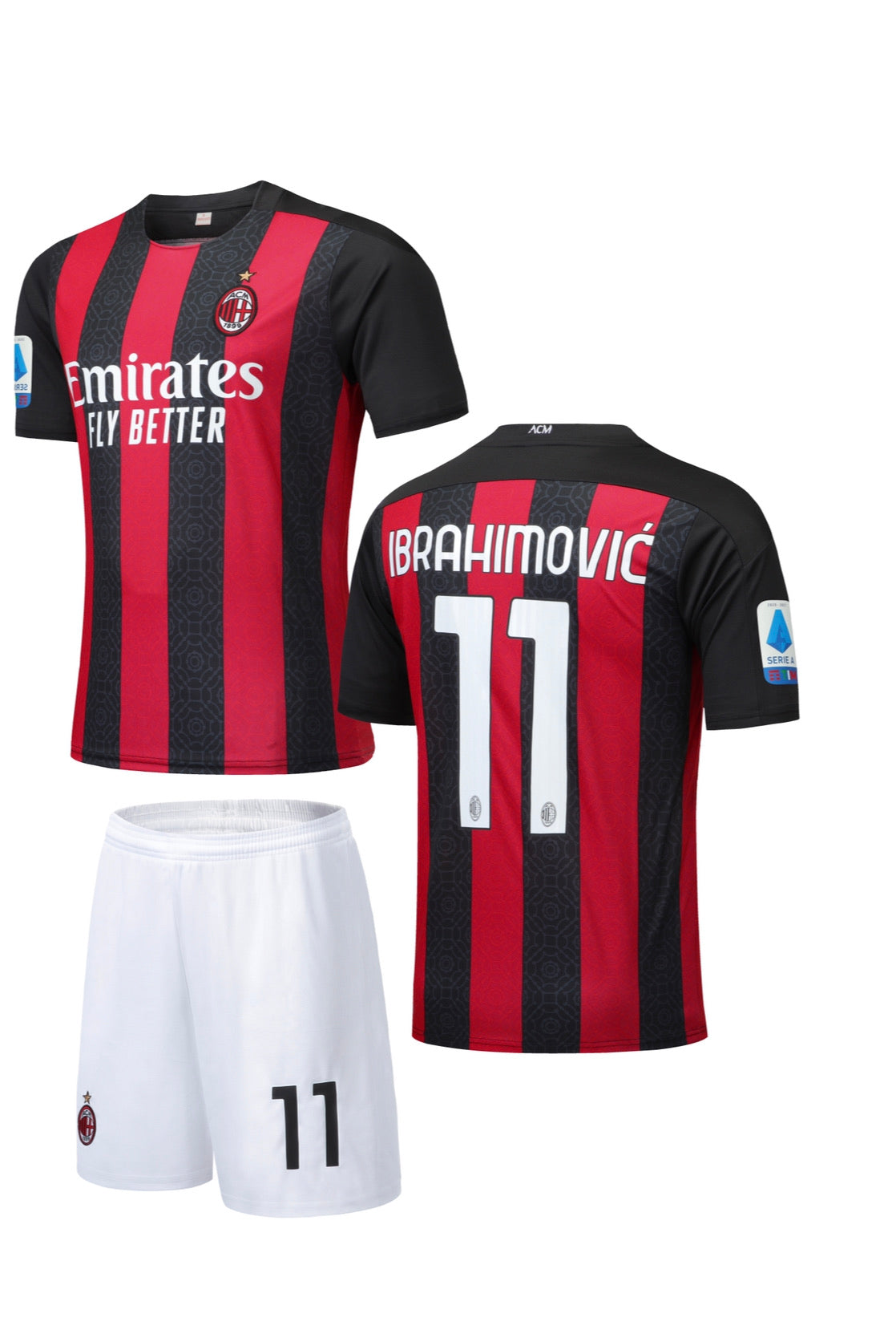Football Jersey Ac Milan home Ibrahimovic 20/21 number#11 ( Harmony da