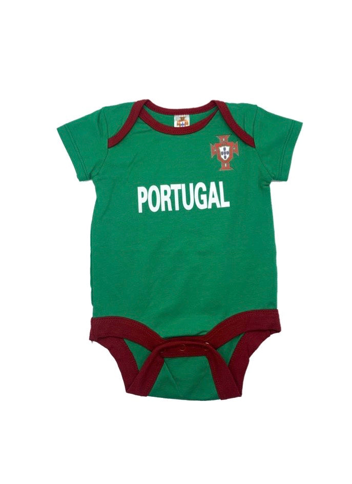 Baby football jumpsuit Portugal (soccer / newborn baby / baby clothing / baby set / newborn clothing / baby boy clothing / baby girl clothing)