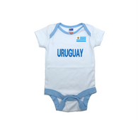 Baby football jumpsuit Uruguay (newborn baby / baby clothing / baby set / newborn clothing / baby boy clothing / baby girl clothing)