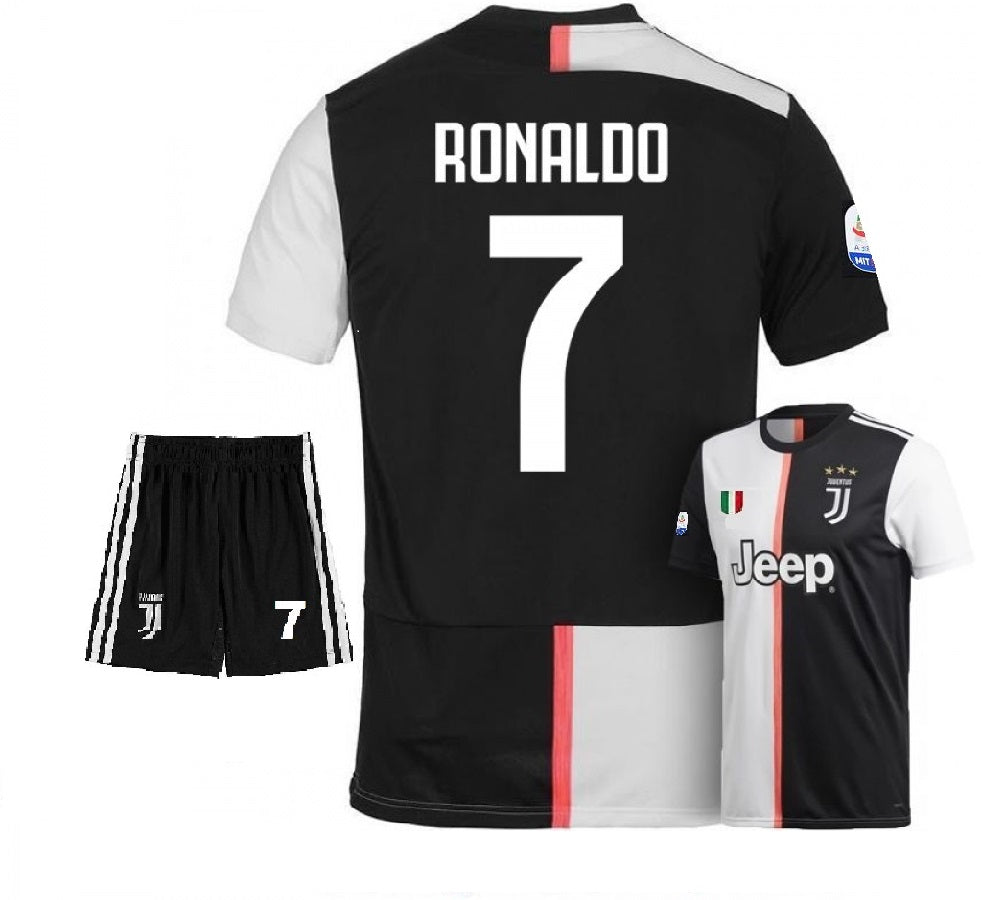 football Jersey Juventus home Ronaldo number#7 set ( Juva jersey / soc