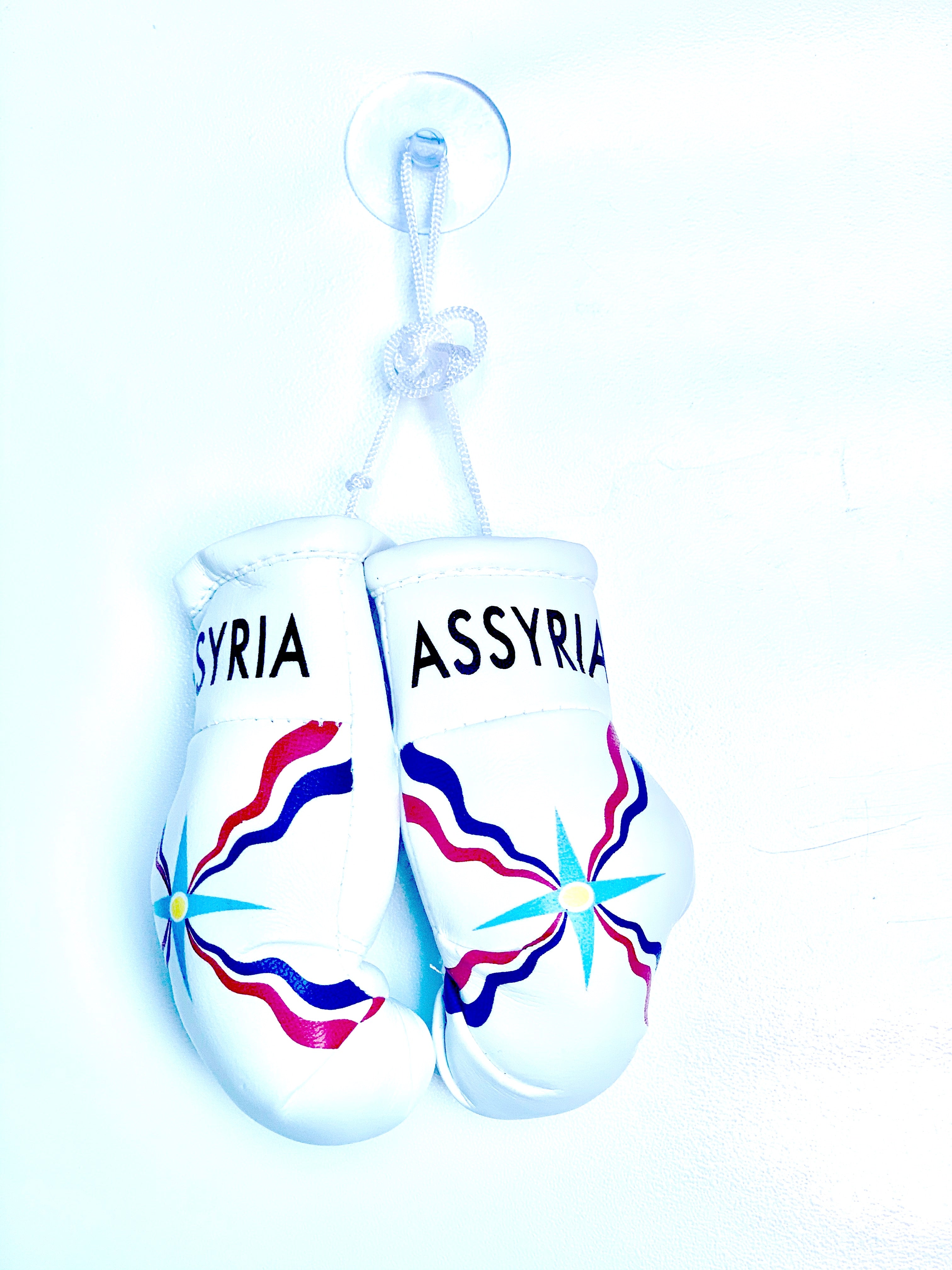 mini boxing gloves Assyria ( country gloves / boxing gloves / gifts / hanging gloves / car gloves )