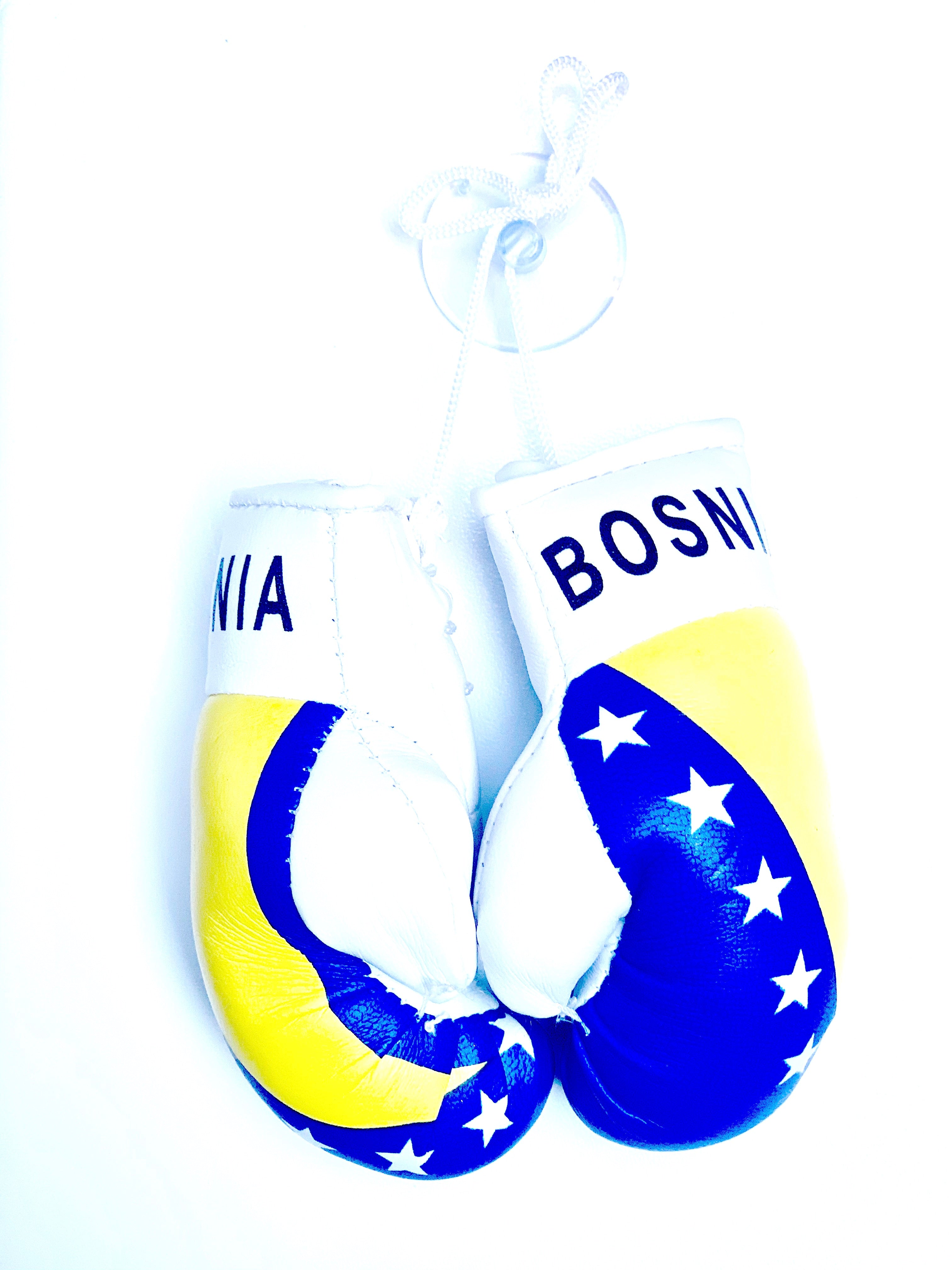 mini boxing gloves Bosnia ( Bosnian / country gloves / boxing gloves / gifts / hanging gloves / car gloves )