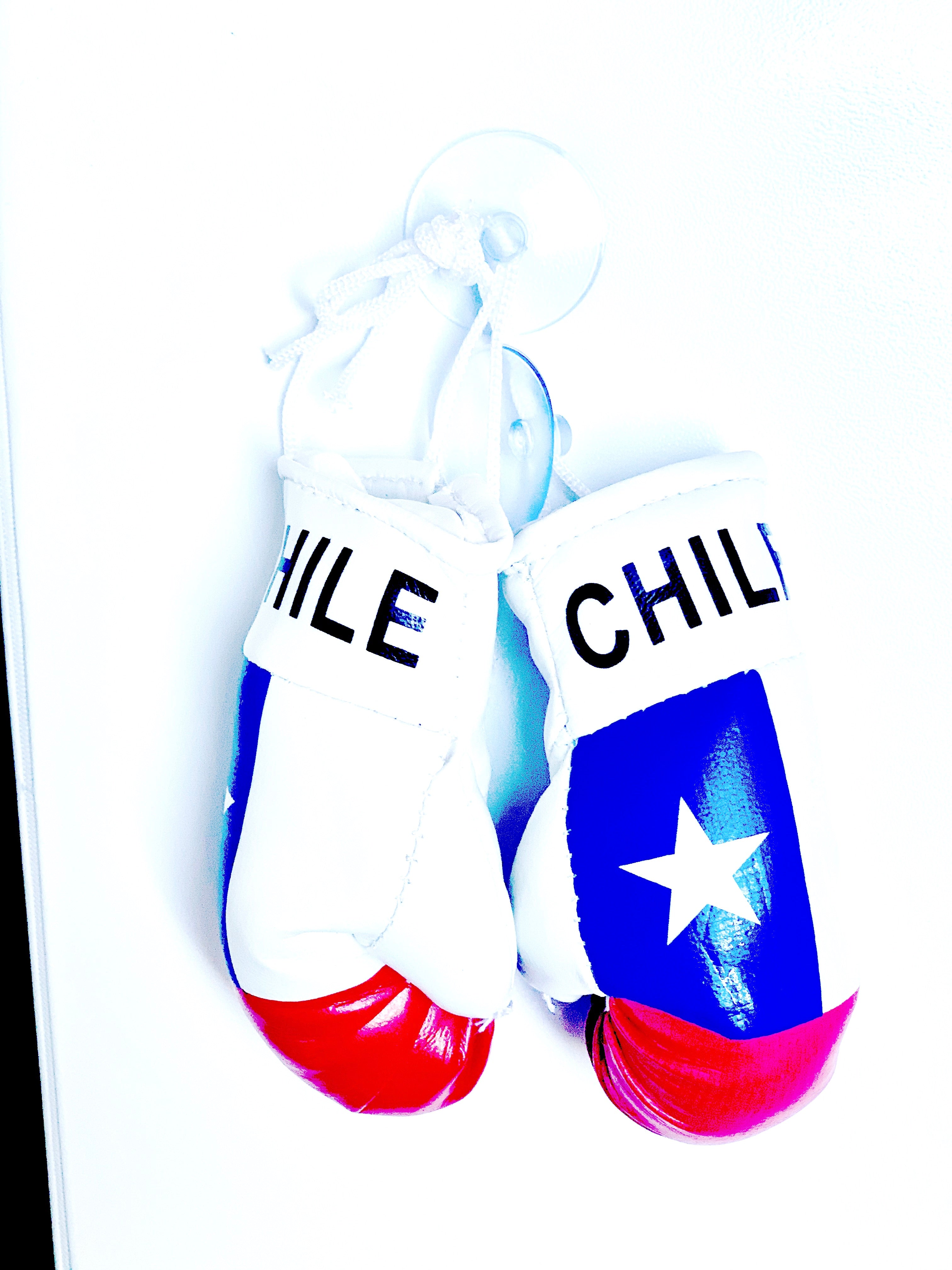mini boxing gloves Chile ( Chilean / country gloves / boxing gloves / gifts / hanging gloves / car gloves )