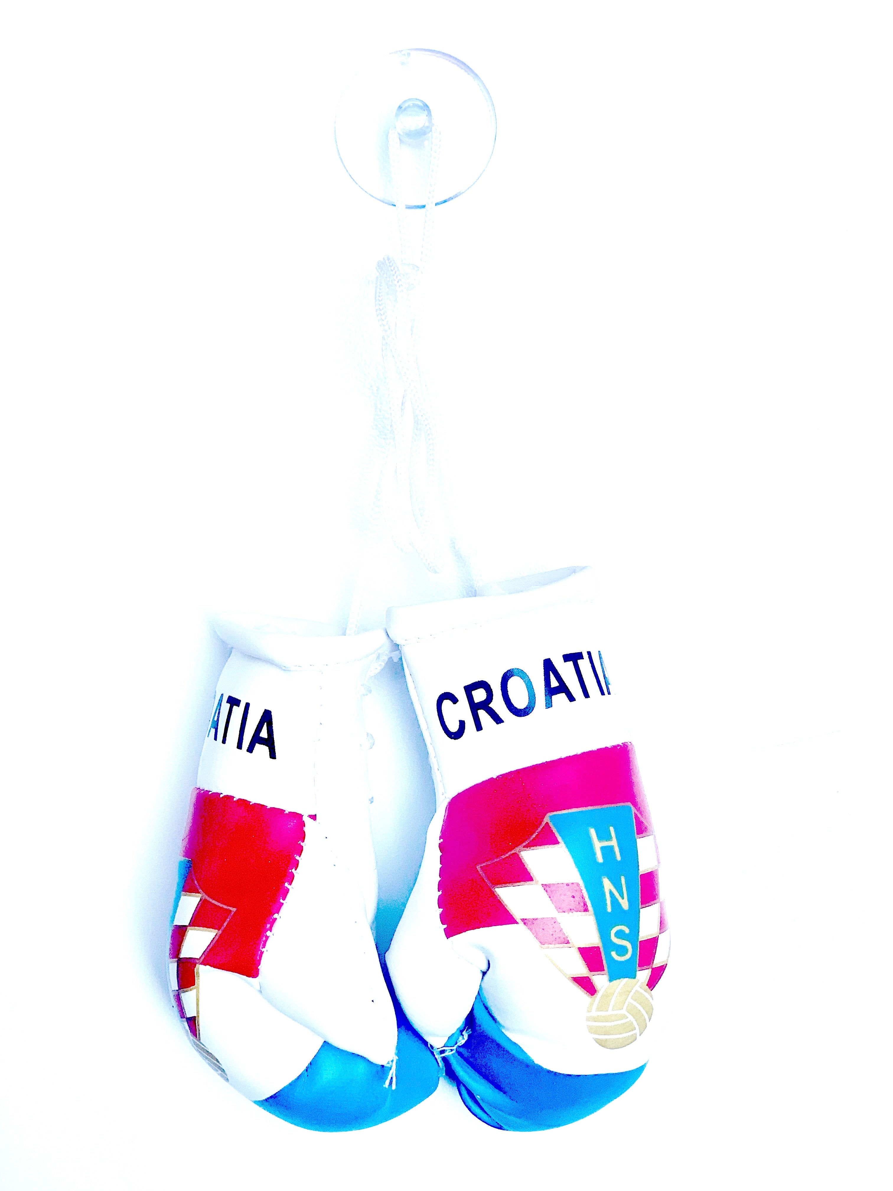 mini boxing gloves Croatia ( Croatian / country gloves / boxing gloves / gifts / hanging gloves / car gloves )