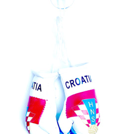 mini boxing gloves Croatia ( Croatian / country gloves / boxing gloves / gifts / hanging gloves / car gloves )