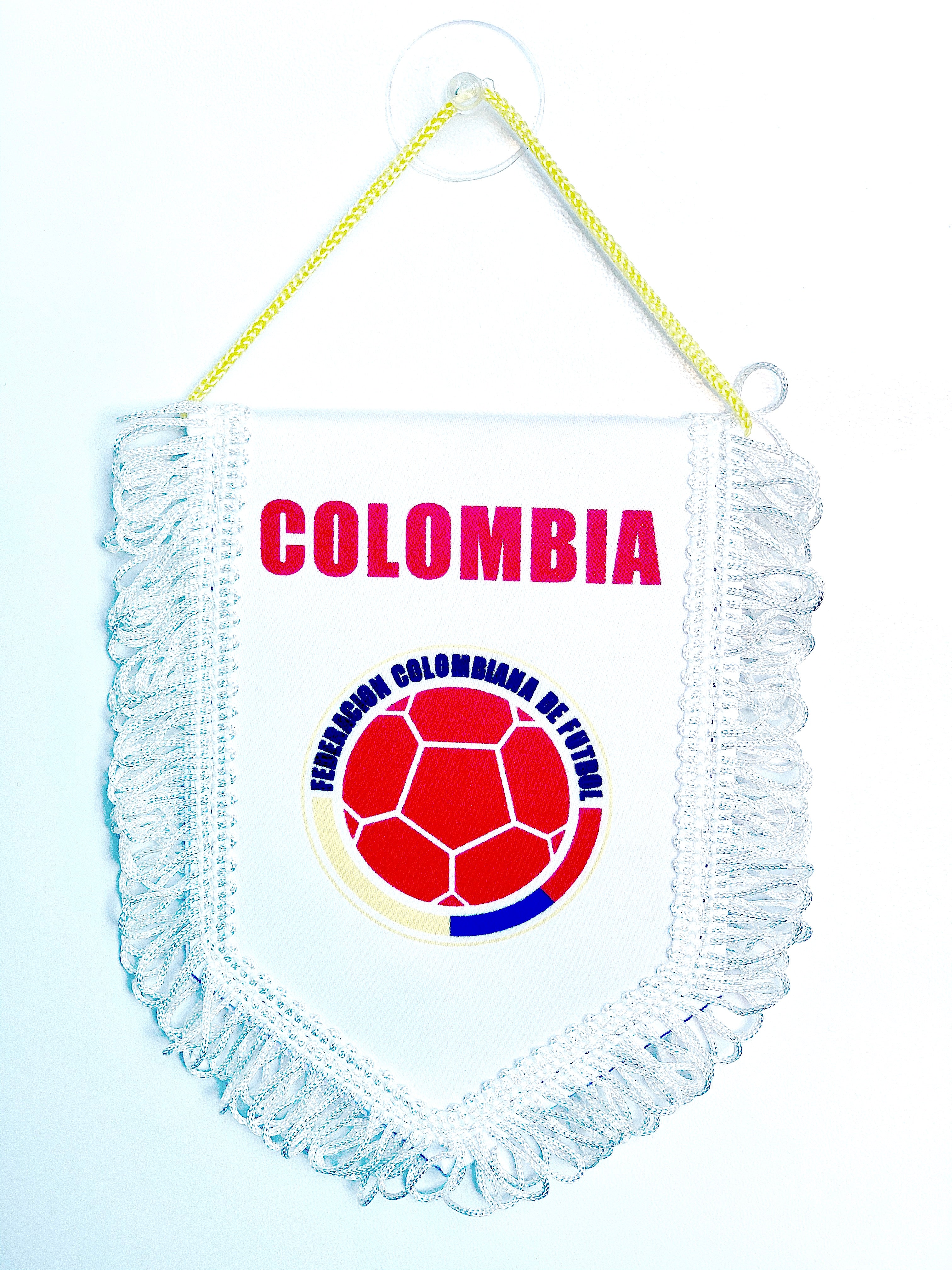 small car flag Colombia ( Colombian banner / small banner / car banner / car accessory / small hanging flag / small pendant / country banner)