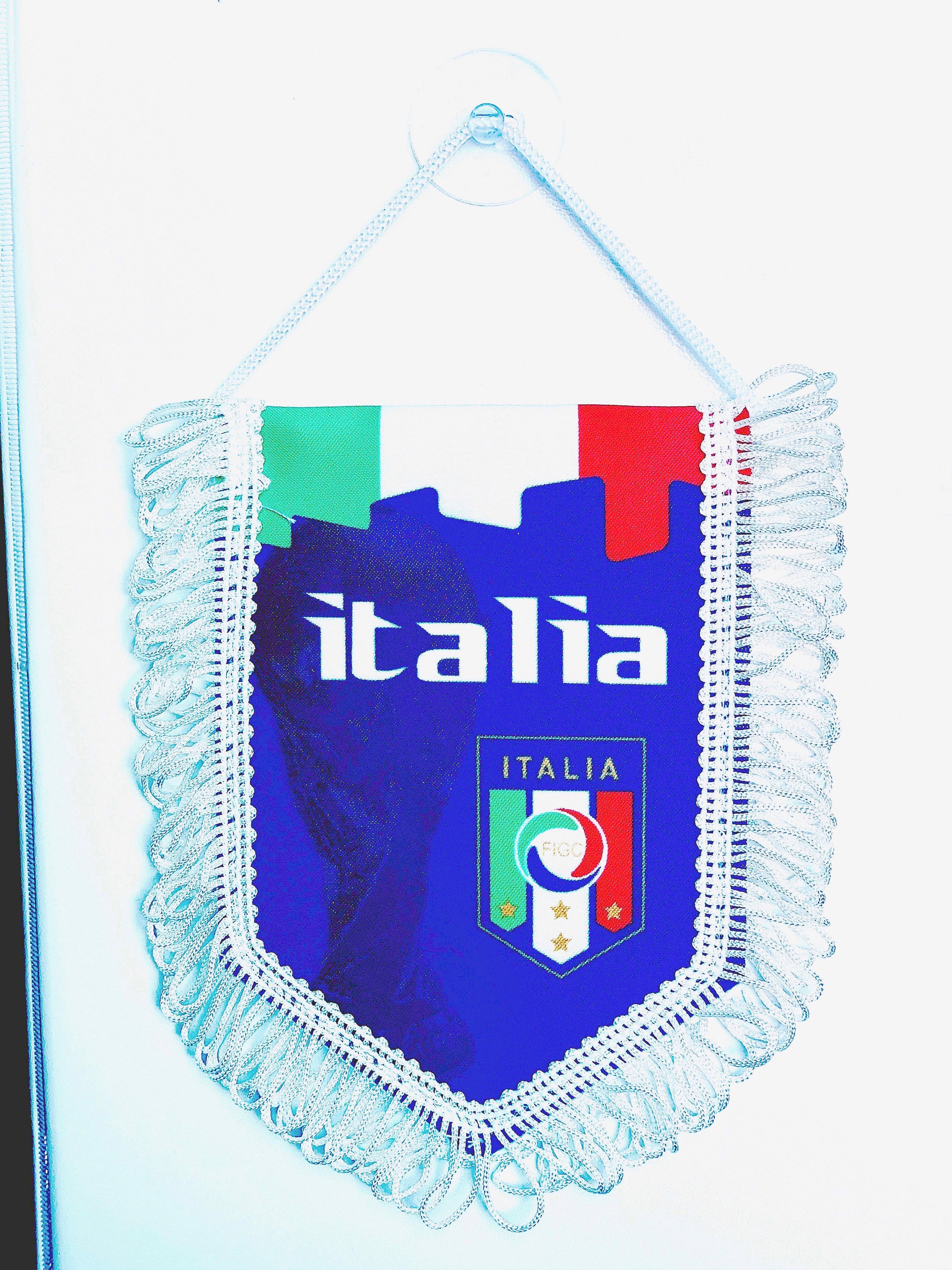 small car flag Italy (Italia banner / Italian banner / car banner / car pendant / accessory / small hanging flag / small pendant / country banner)