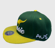 snapback Australia ( Australian cap /Australian hat / Aussie cap / socceroos cap / country hat / harmony day)