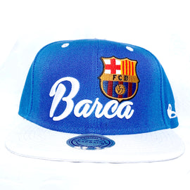 snapback blue Barcelona cap( barca hat / Barcelona cap / Barcelona hat / Barca cap / team caps / Messi cap )